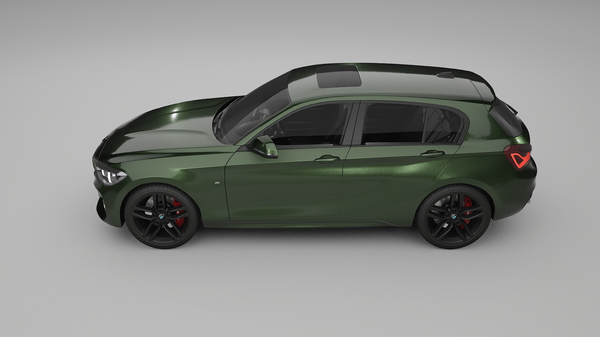 BMW 1 F20 facelift LCI TPU Lakbeschermingsfolie | LAGOON Kleurveranderende PPF – Volledig Voorgesneden Kit