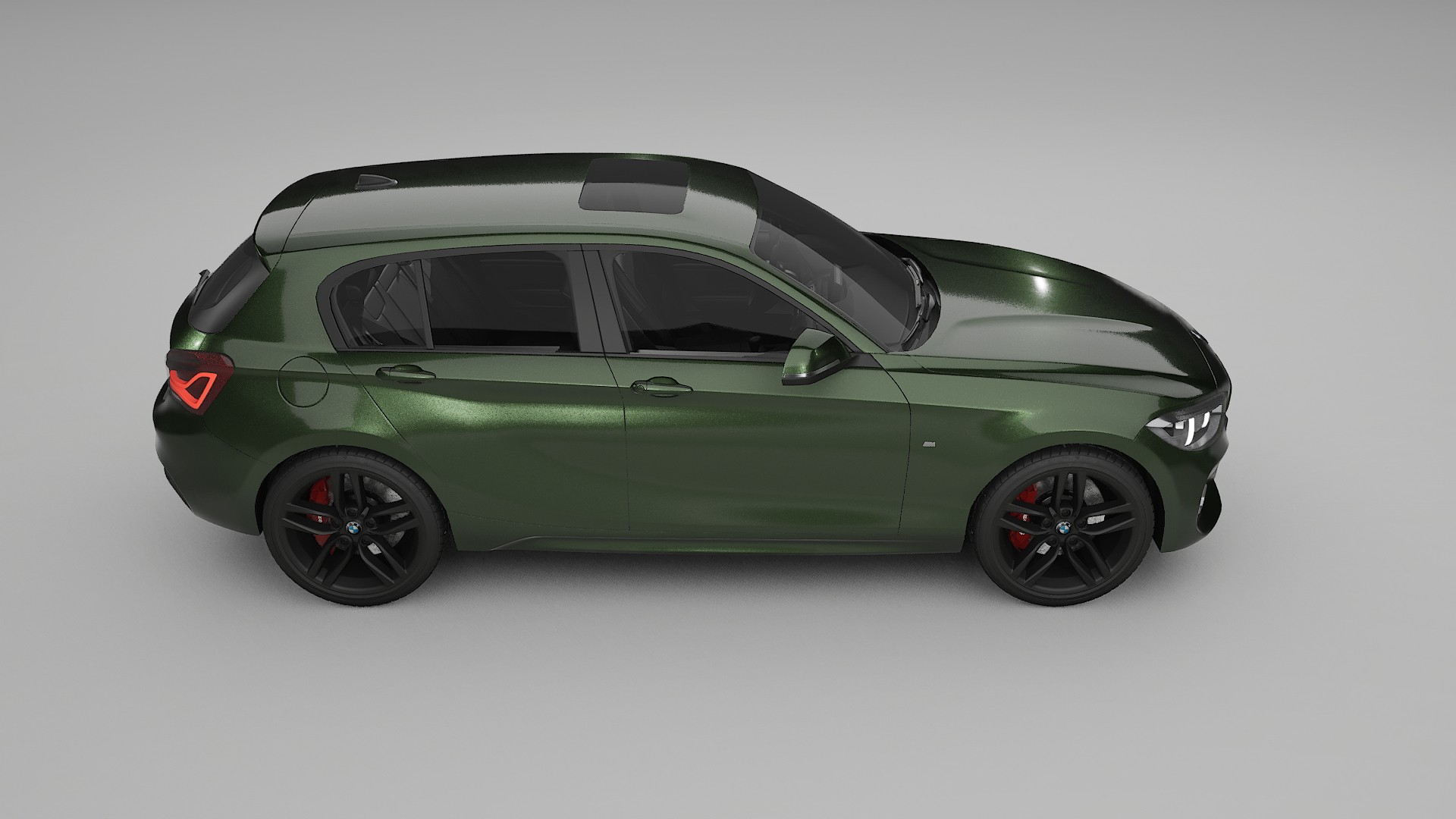 BMW 1 F20 facelift LCI TPU Lakbeschermingsfolie | LAGOON Kleurveranderende PPF – Volledig Voorgesneden Kit