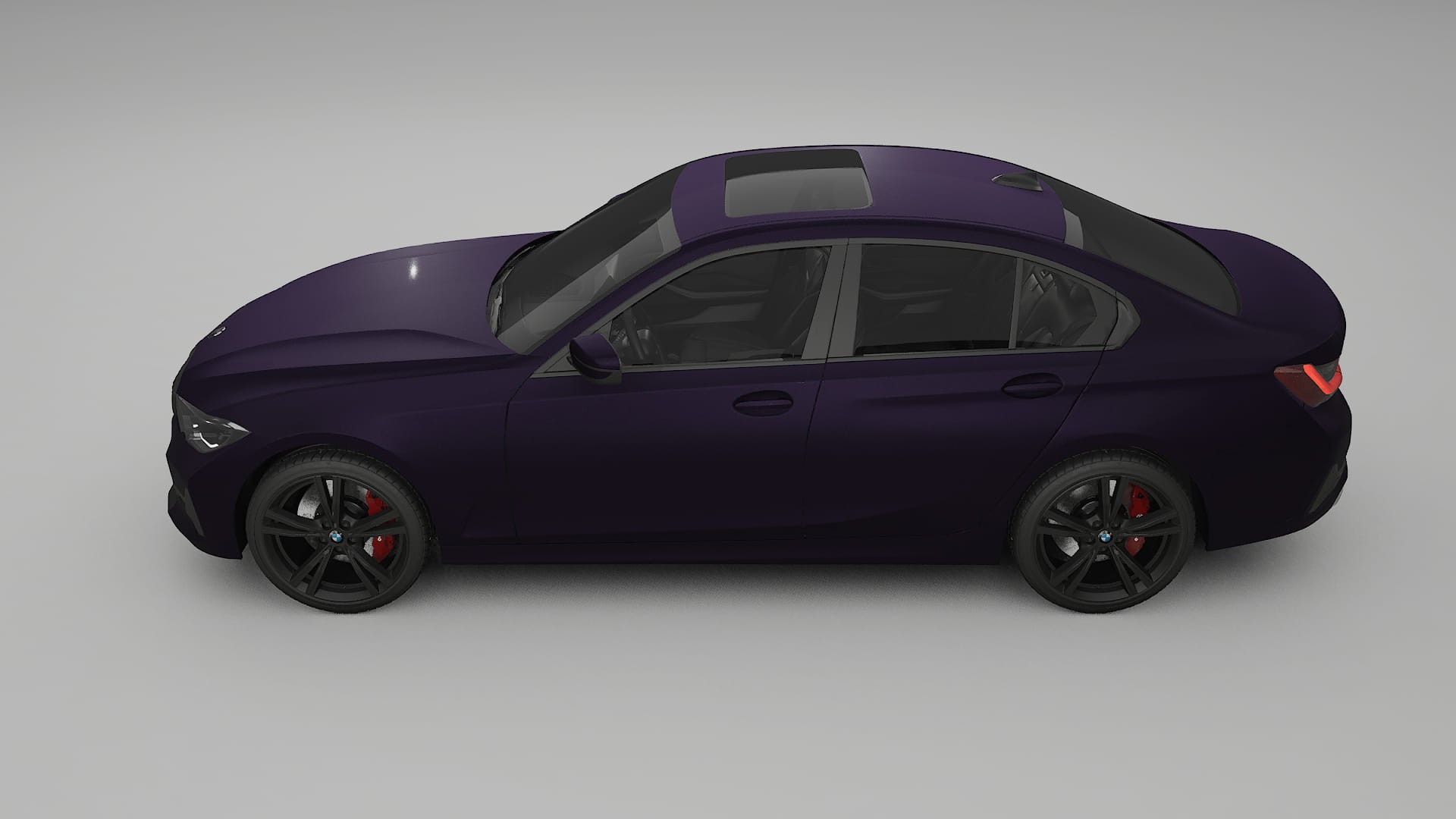BMW 3 G20 prefacelift pre LCI TPU Lakbeschermingsfolie | VIOLET Kleurveranderende PPF – Volledig Voorgesneden Kit
