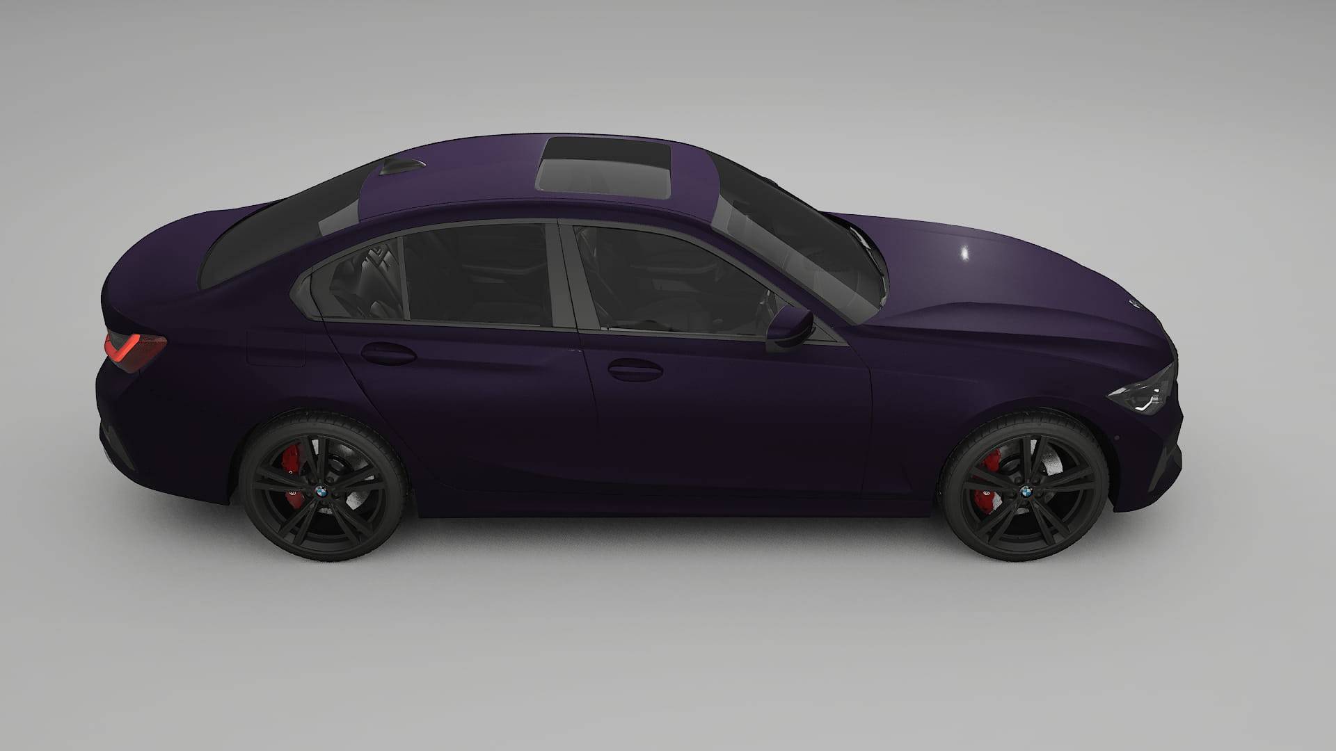 BMW 3 G20 prefacelift pre LCI TPU Lakbeschermingsfolie | VIOLET Kleurveranderende PPF – Volledig Voorgesneden Kit