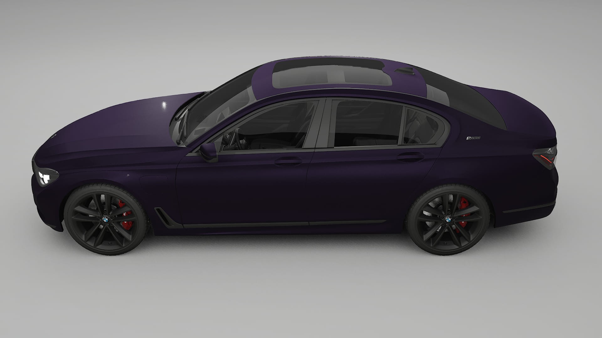 BMW 7 G11 G12 facelift LCI TPU Lakbeschermingsfolie | VIOLET Kleurveranderende PPF – Volledig Voorgesneden Kit
