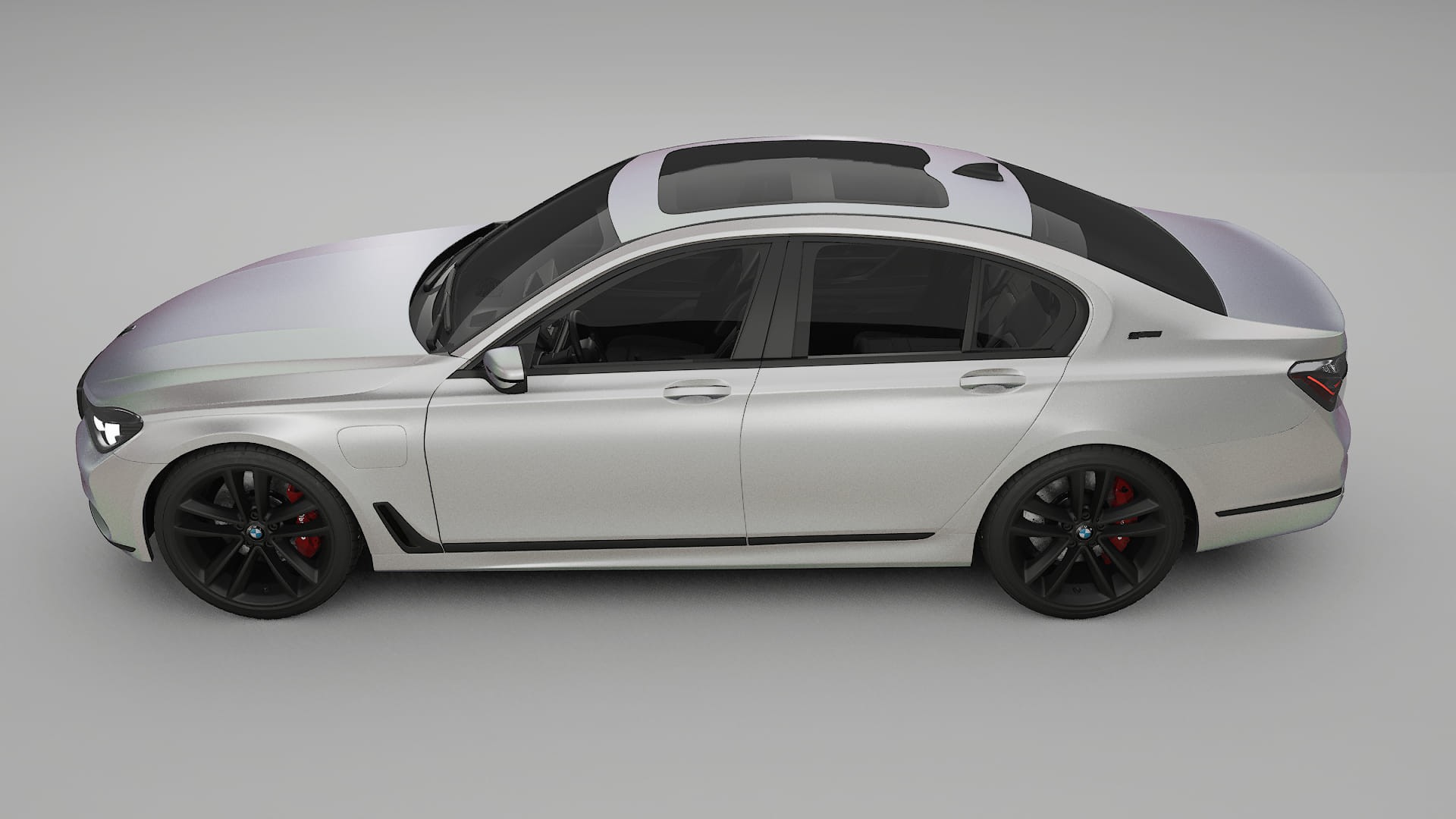 BMW 7 G11 G12 facelift LCI TPU Lakbeschermingsfolie | NEBULA Kleurveranderende PPF – Volledig Voorgesneden Kit