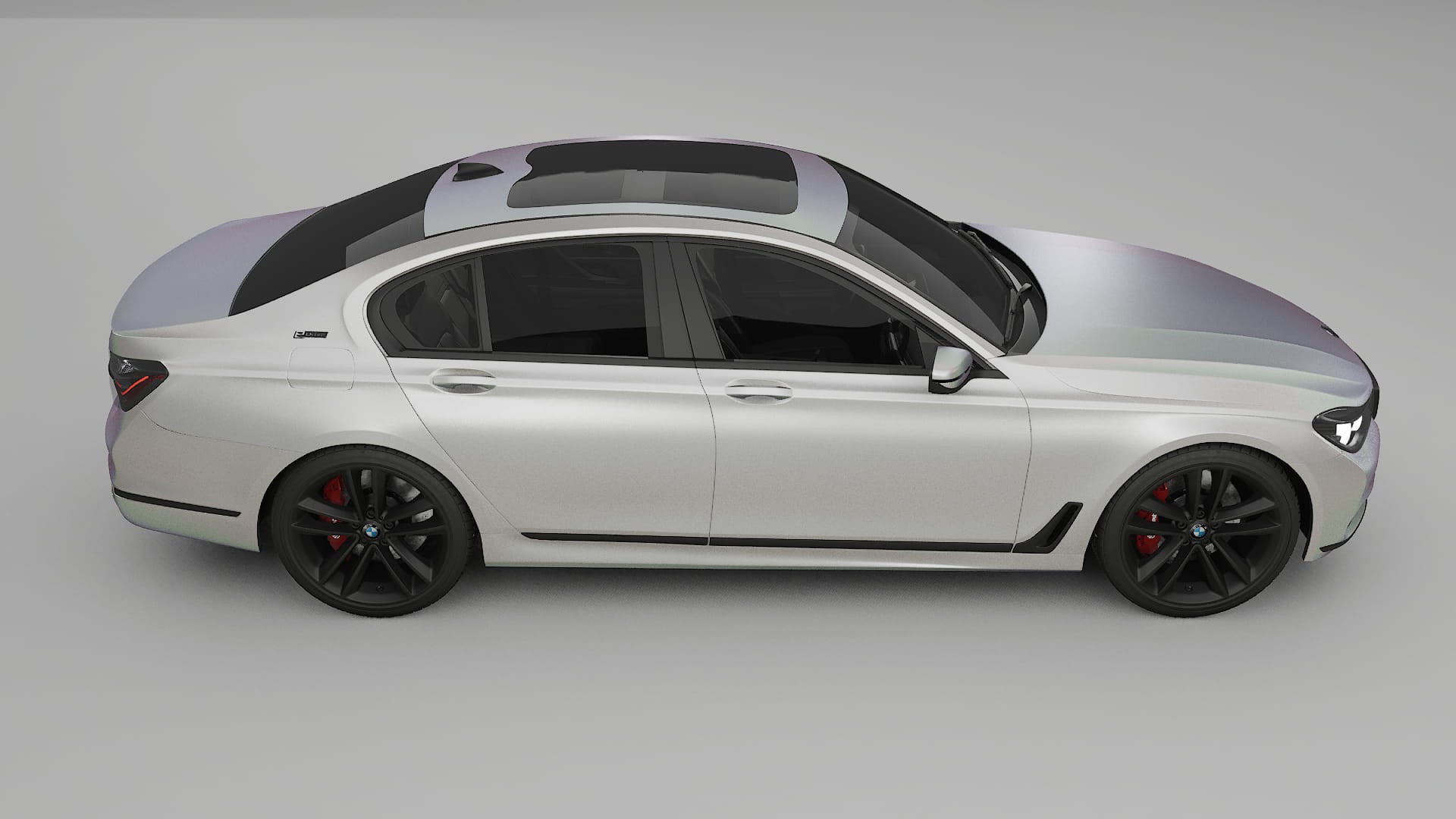 BMW 7 G11 G12 facelift LCI TPU Lakbeschermingsfolie | NEBULA Kleurveranderende PPF – Volledig Voorgesneden Kit