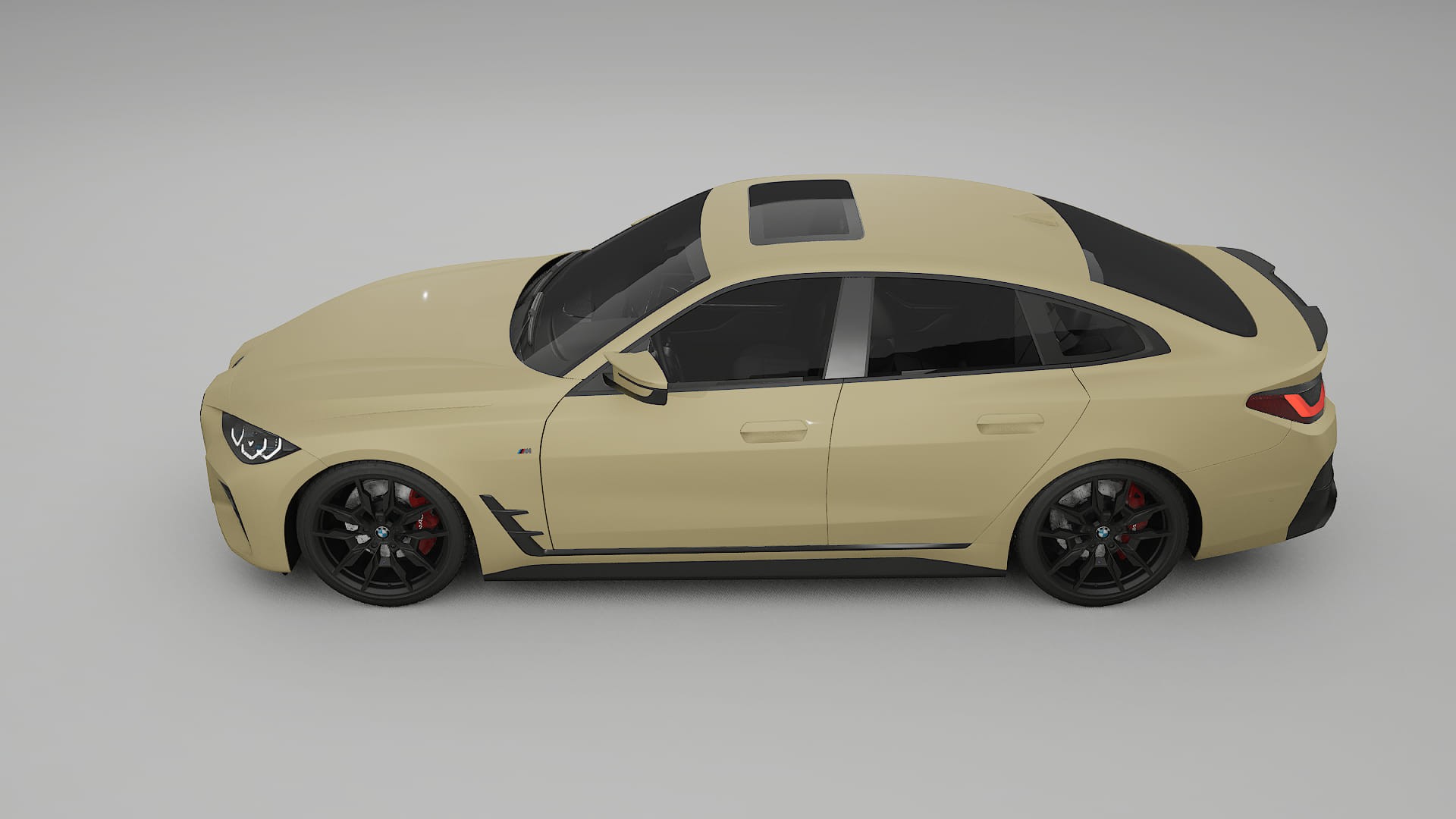 BMW I4 G26 M Package TPU Lakbeschermingsfolie | SAND Kleurveranderende PPF – Volledig Voorgesneden Kit