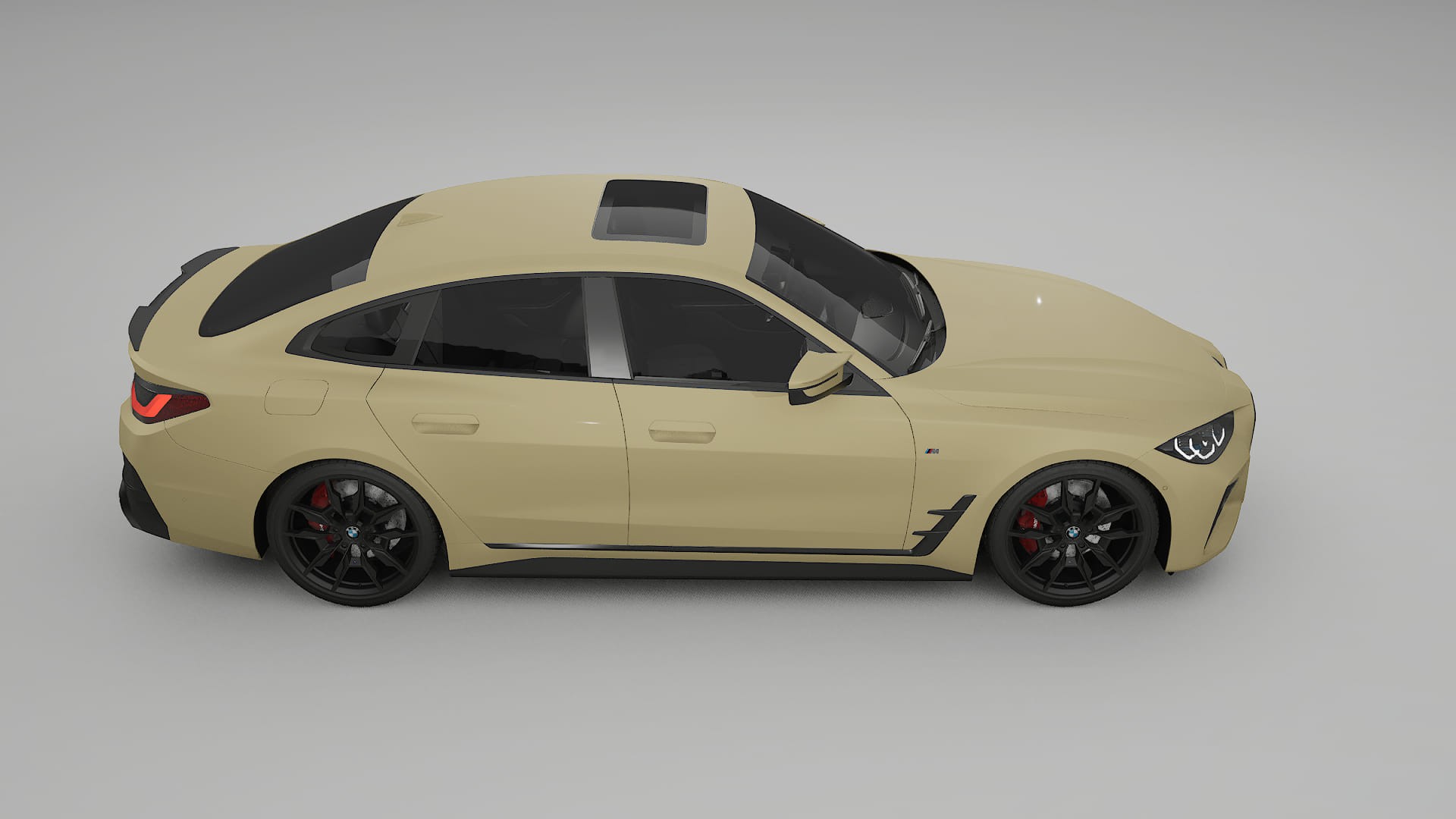 BMW I4 G26 M Package TPU Lakbeschermingsfolie | SAND Kleurveranderende PPF – Volledig Voorgesneden Kit