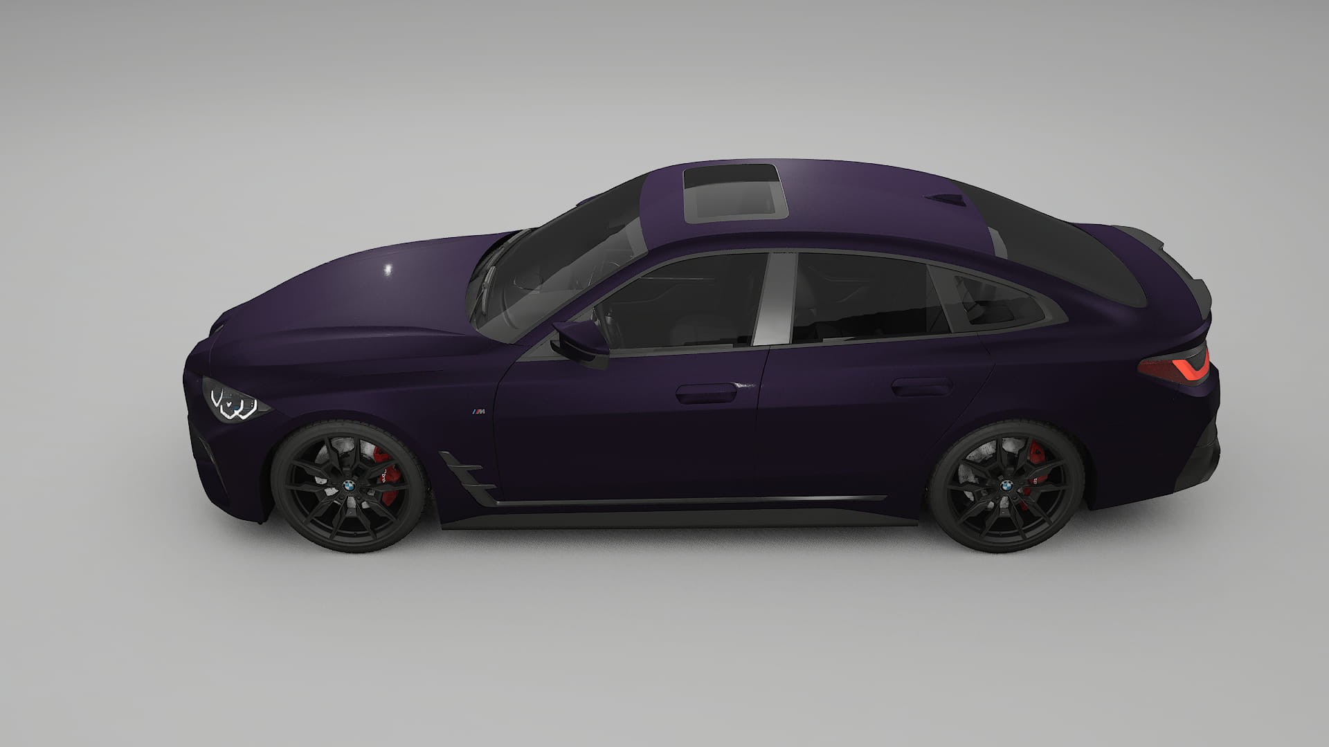 BMW I4 G26 M Package TPU Lakbeschermingsfolie | VIOLET Kleurveranderende PPF – Volledig Voorgesneden Kit