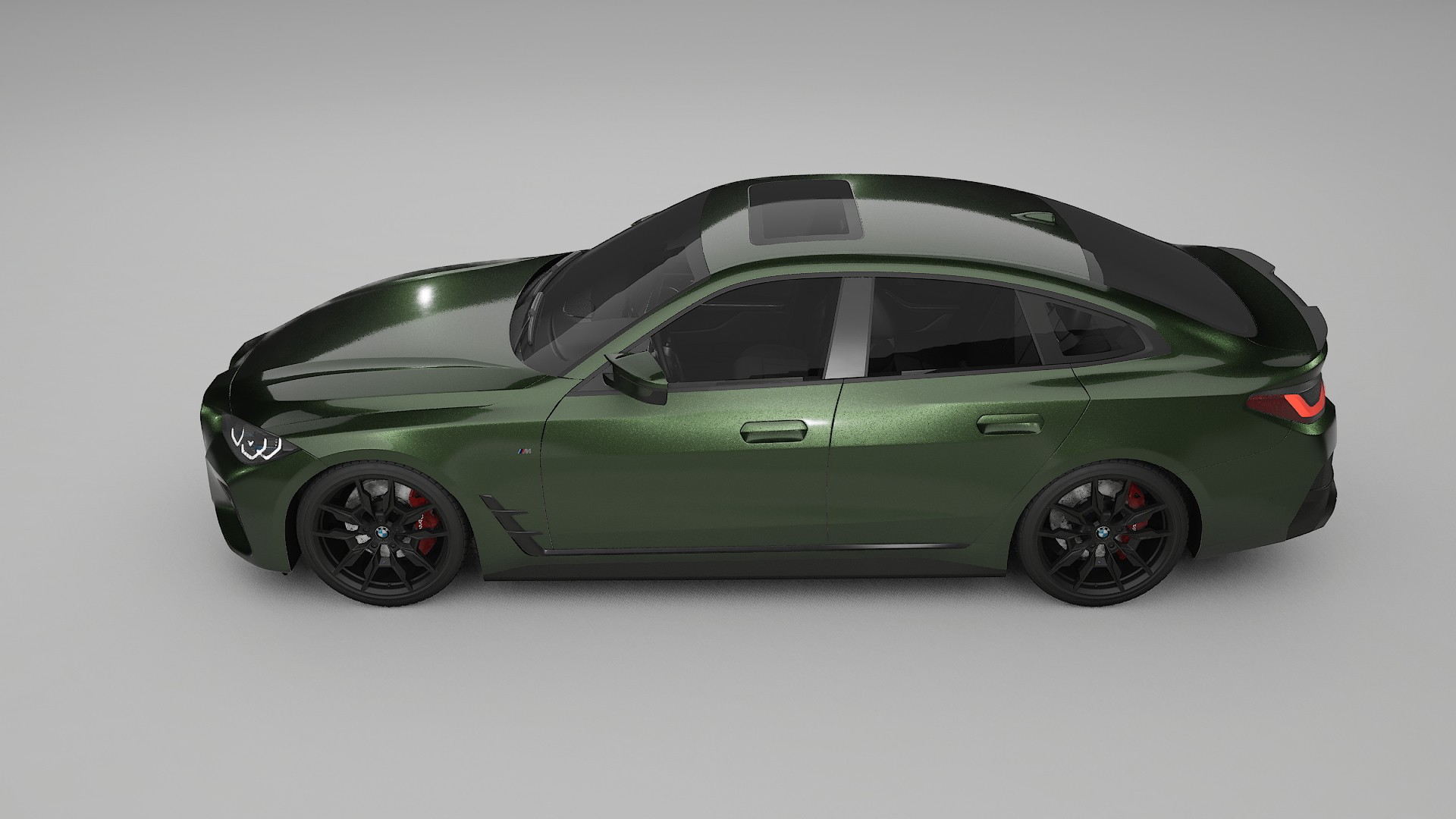 BMW I4 G26 M Package TPU Lakbeschermingsfolie | LAGOON Kleurveranderende PPF – Volledig Voorgesneden Kit