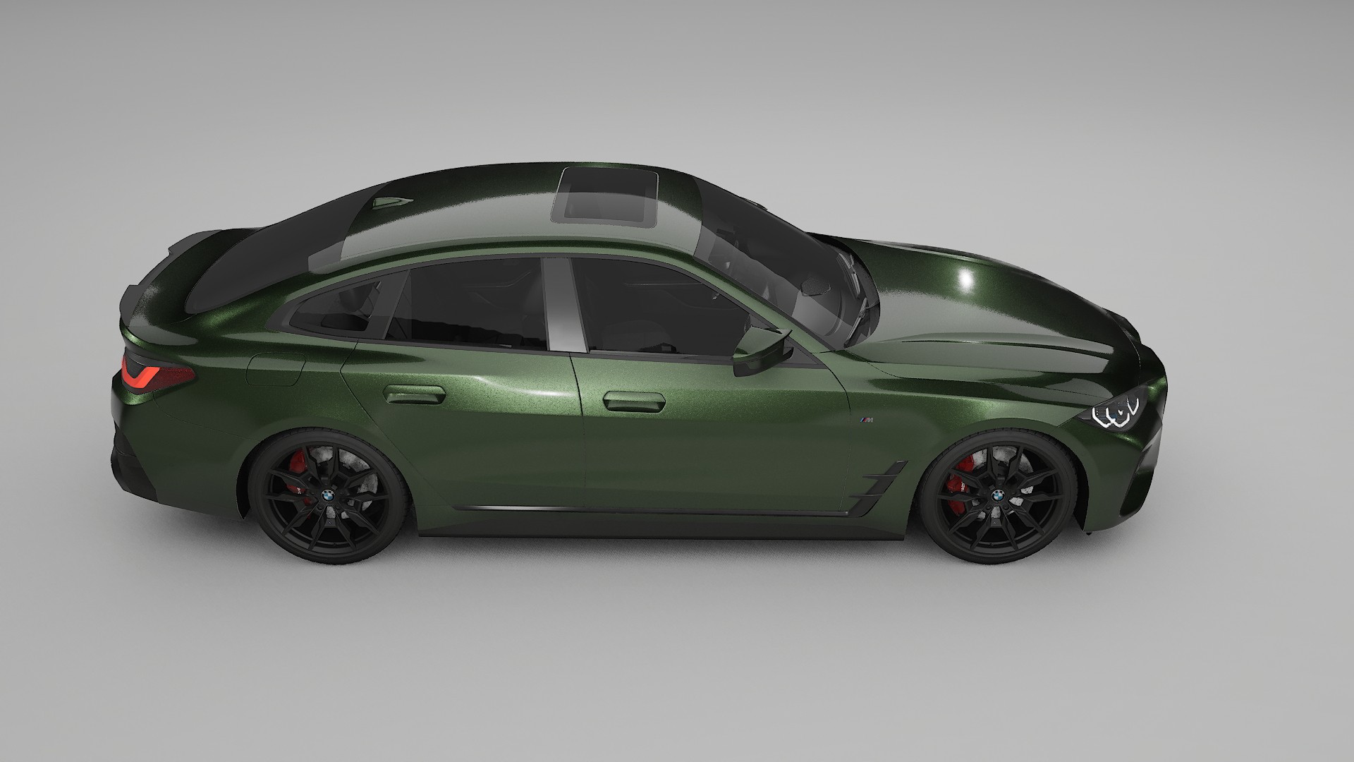 BMW I4 G26 M Package TPU Lakbeschermingsfolie | LAGOON Kleurveranderende PPF – Volledig Voorgesneden Kit