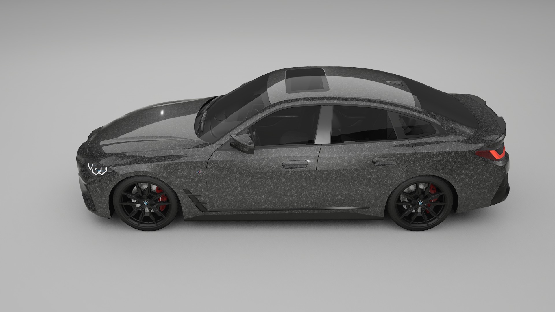 BMW I4 G26 M Package TPU Lakbeschermingsfolie | FORGED S Kleurveranderende PPF – Volledig Voorgesneden Kit