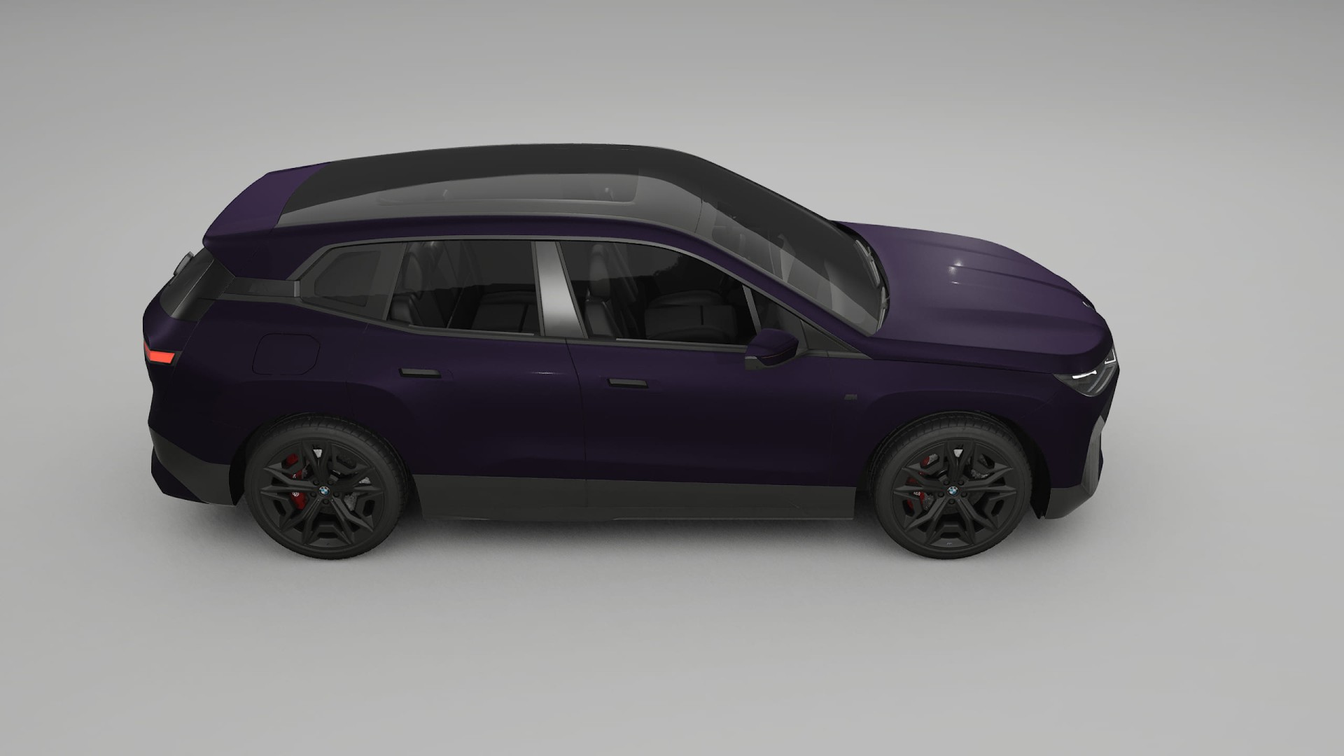 BMW iX M60 TPU Lakbeschermingsfolie | VIOLET Kleurveranderende PPF – Volledig Voorgesneden Kit