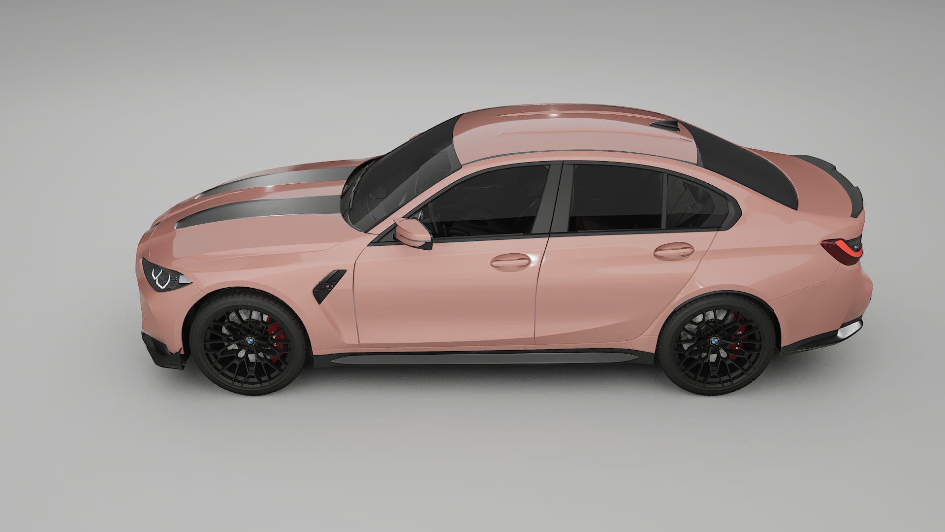 BMW M3 G80 Competition CS TPU Lakbeschermingsfolie | BLUSH Kleurveranderende PPF – Volledig Voorgesneden Kit