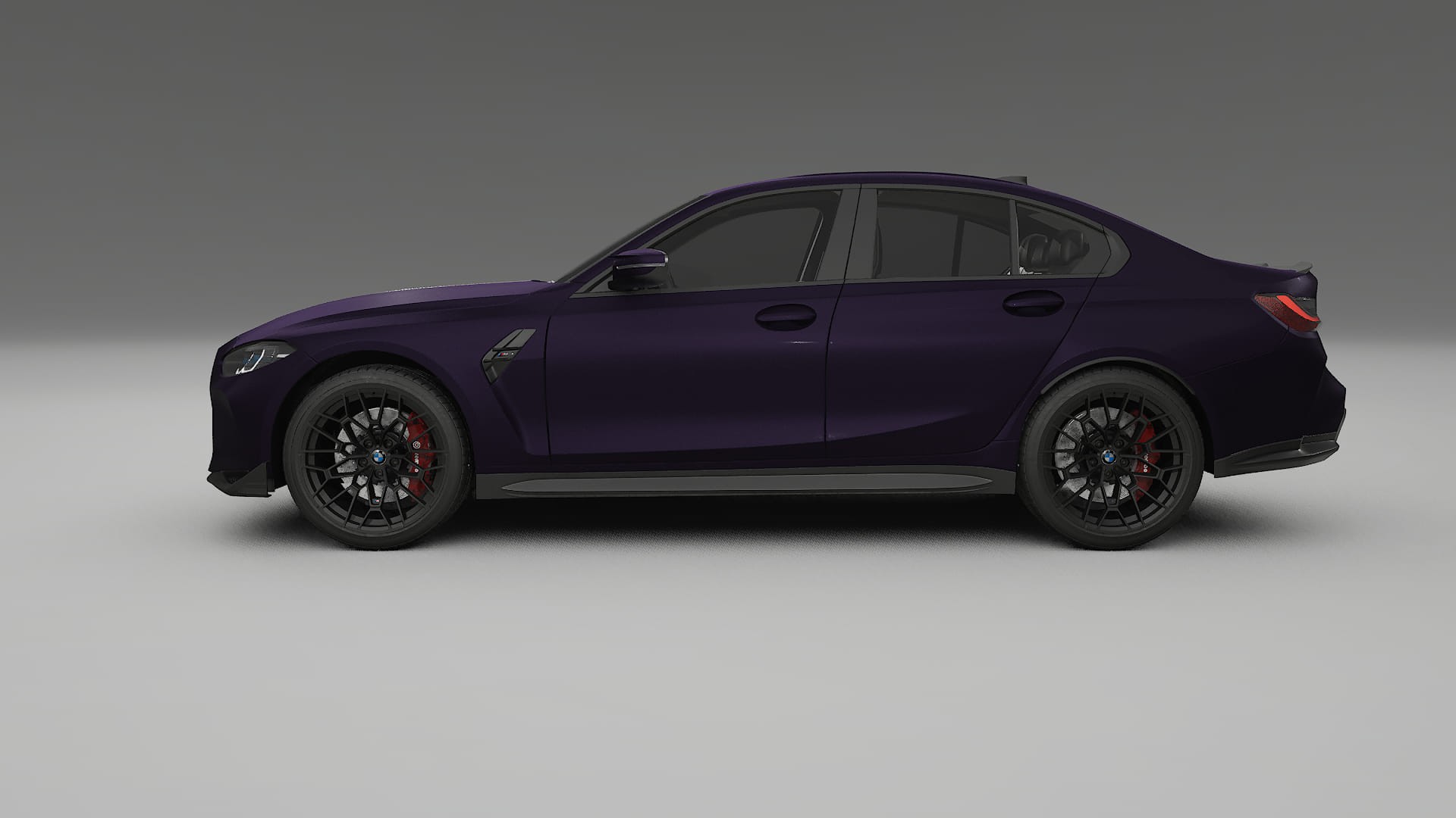 BMW M3 G80 Competition CS TPU Lakbeschermingsfolie | VIOLET Kleurveranderende PPF – Volledig Voorgesneden Kit