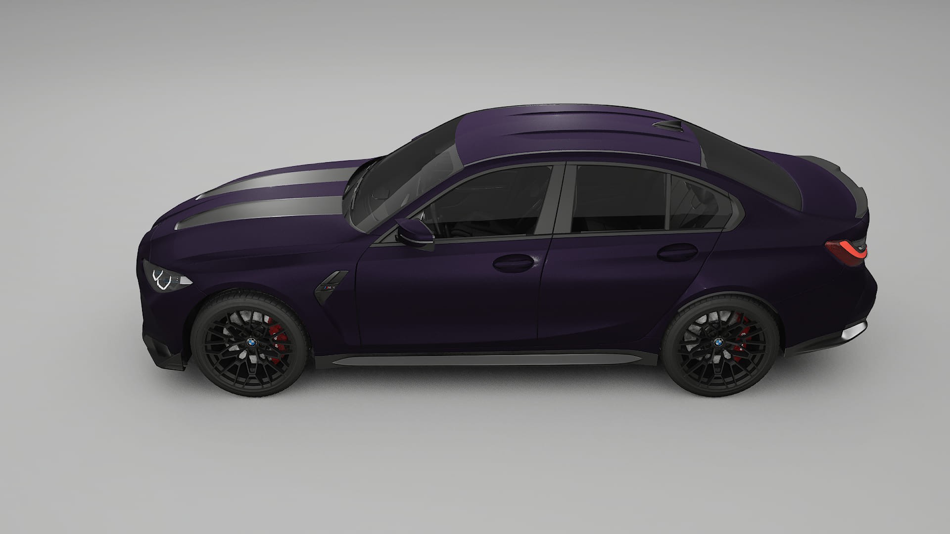 BMW M3 G80 Competition CS TPU Lakbeschermingsfolie | VIOLET Kleurveranderende PPF – Volledig Voorgesneden Kit