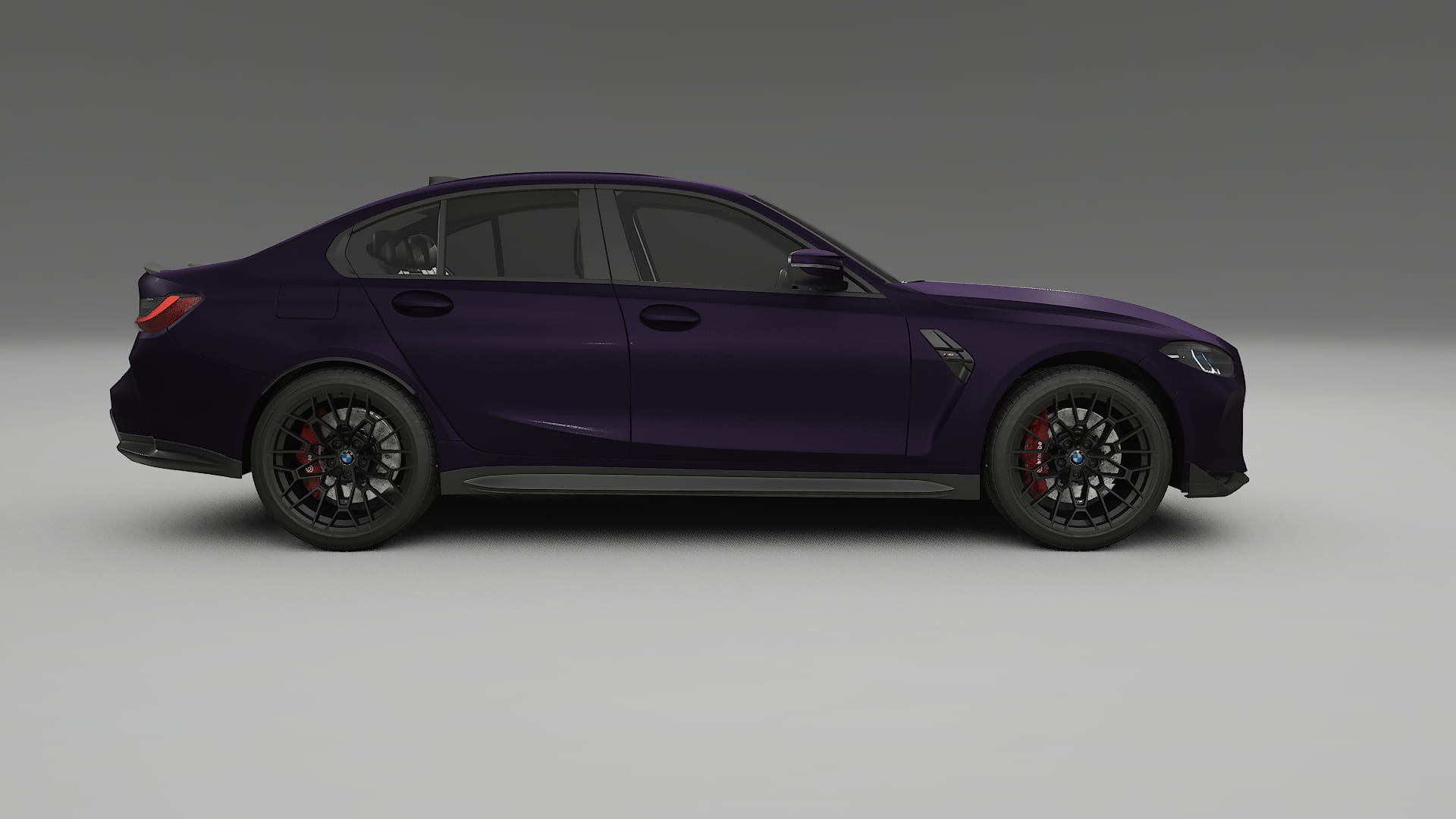 BMW M3 G80 Competition CS TPU Lakbeschermingsfolie | VIOLET Kleurveranderende PPF – Volledig Voorgesneden Kit