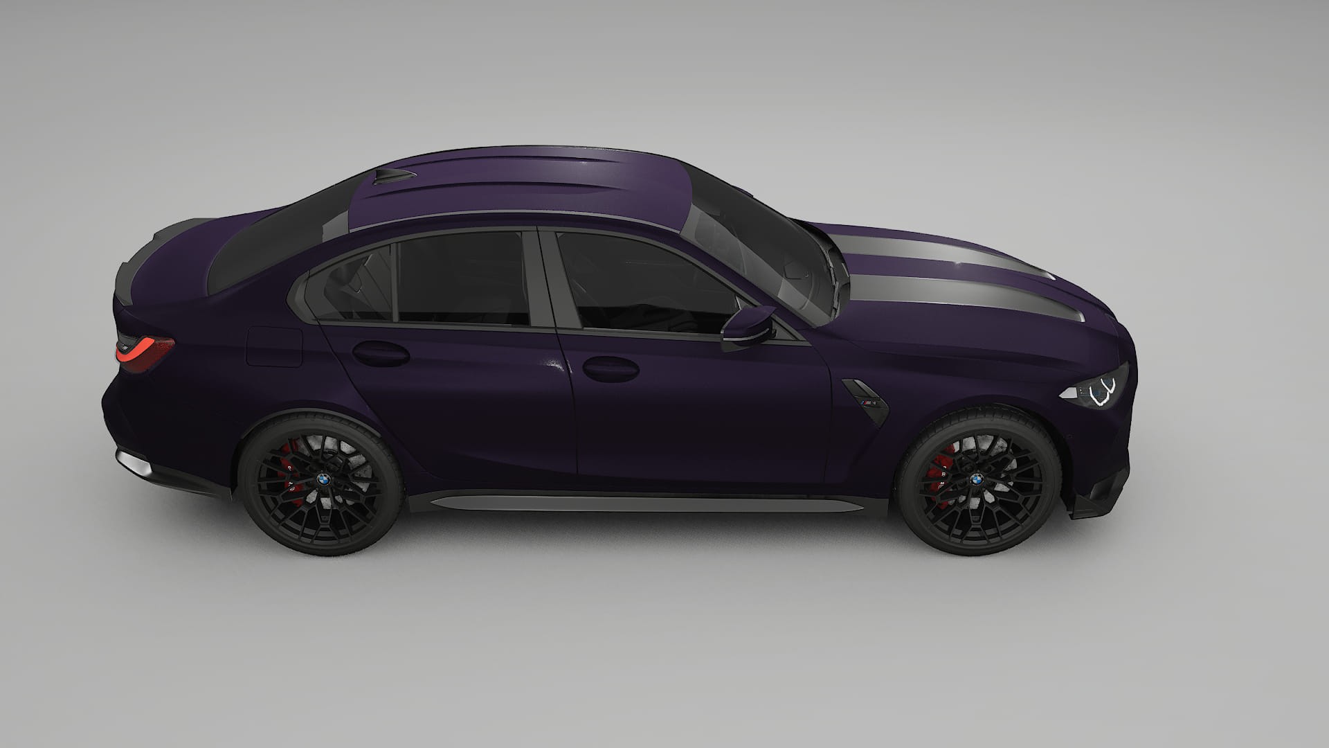 BMW M3 G80 Competition CS TPU Lakbeschermingsfolie | VIOLET Kleurveranderende PPF – Volledig Voorgesneden Kit