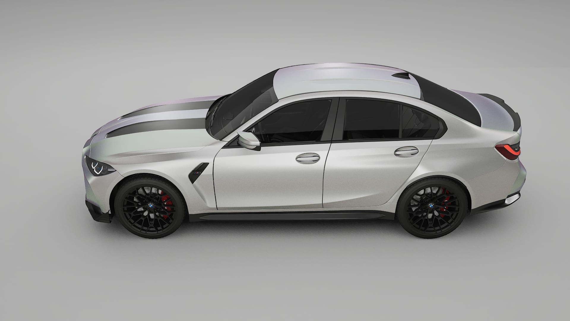 BMW M3 G80 Competition CS TPU Lakbeschermingsfolie | NEBULA Kleurveranderende PPF – Volledig Voorgesneden Kit