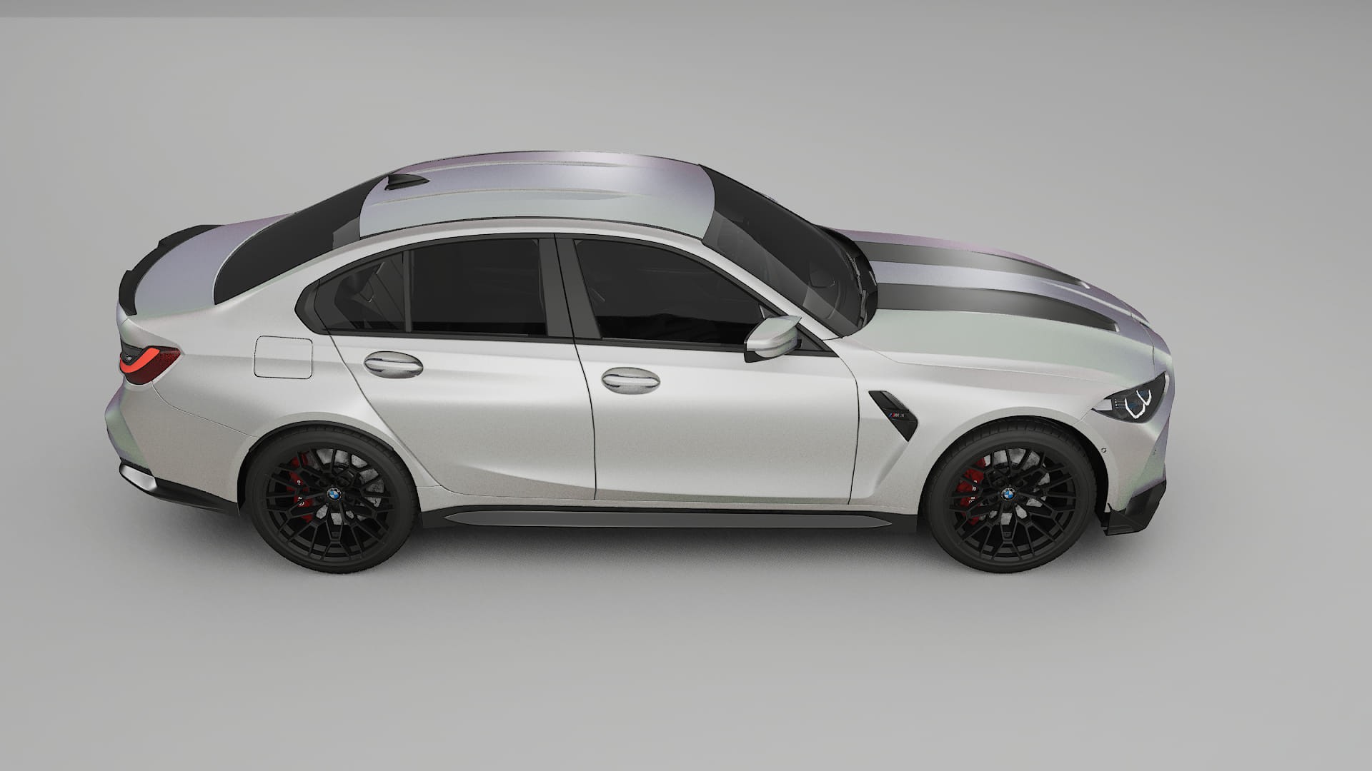 BMW M3 G80 Competition CS TPU Lakbeschermingsfolie | NEBULA Kleurveranderende PPF – Volledig Voorgesneden Kit