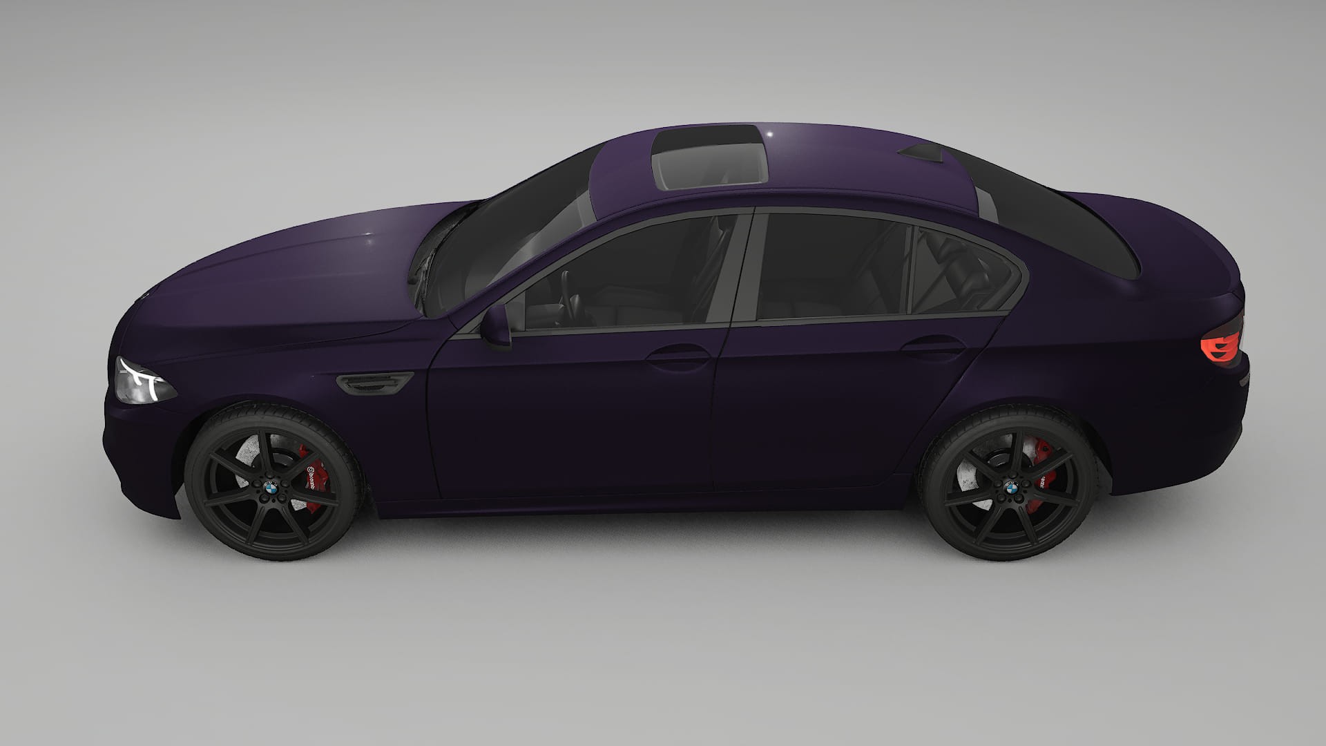 BMW M5 F10 TPU Lakbeschermingsfolie | VIOLET Kleurveranderende PPF – Volledig Voorgesneden Kit
