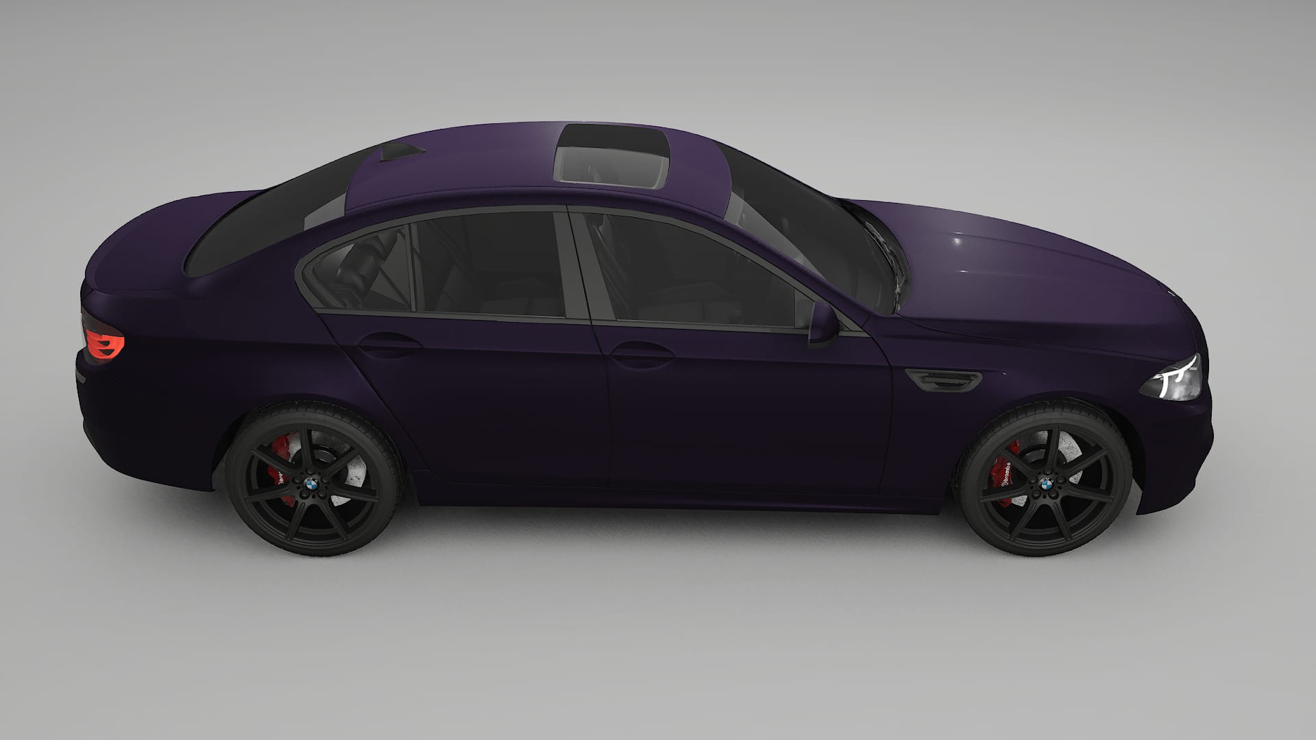 BMW M5 F10 TPU Lakbeschermingsfolie | VIOLET Kleurveranderende PPF – Volledig Voorgesneden Kit