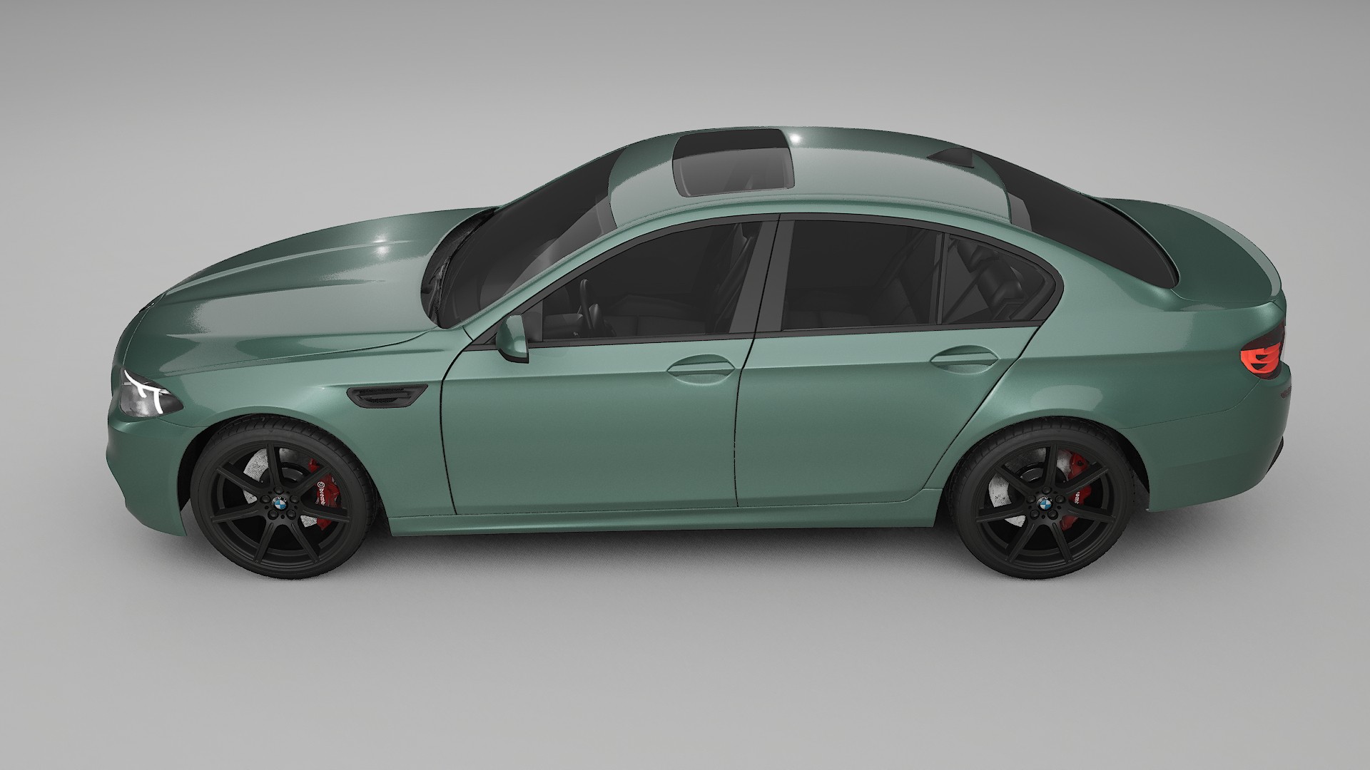 BMW M5 F10 TPU Lakbeschermingsfolie | EVERGREEN Kleurveranderende PPF – Volledig Voorgesneden Kit