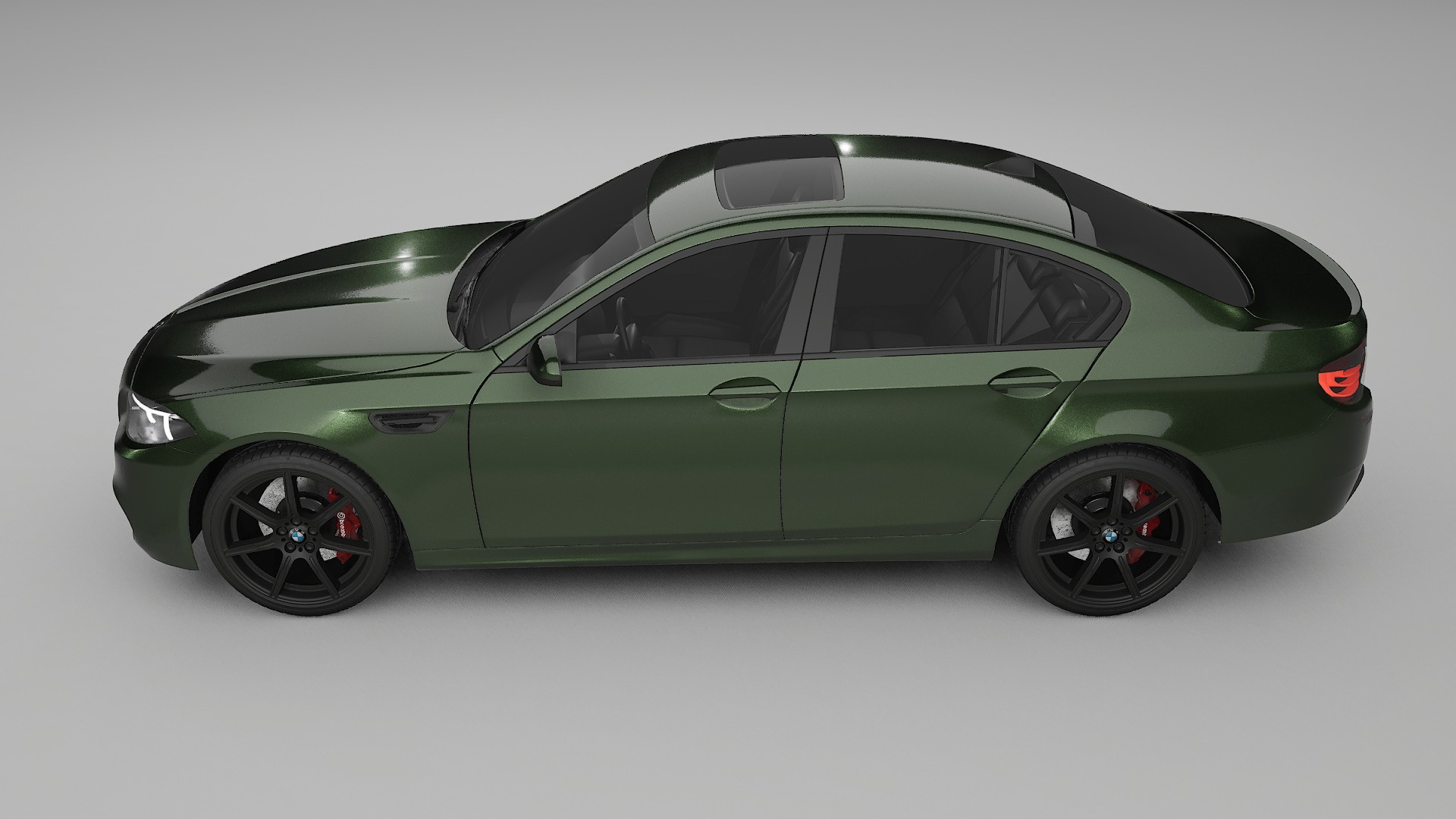 BMW M5 F10 TPU Lakbeschermingsfolie | LAGOON Kleurveranderende PPF – Volledig Voorgesneden Kit