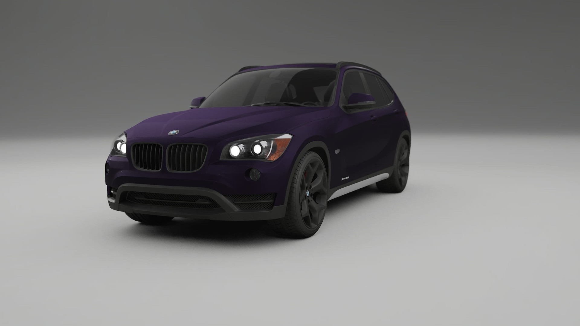 BMW X1 E84 TPU Lakbeschermingsfolie | VIOLET Kleurveranderende PPF – Volledig Voorgesneden Kit