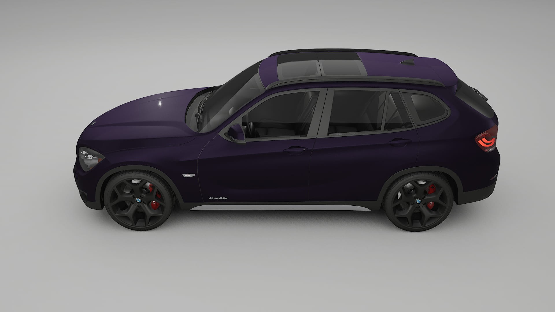 BMW X1 E84 TPU Lakbeschermingsfolie | VIOLET Kleurveranderende PPF – Volledig Voorgesneden Kit