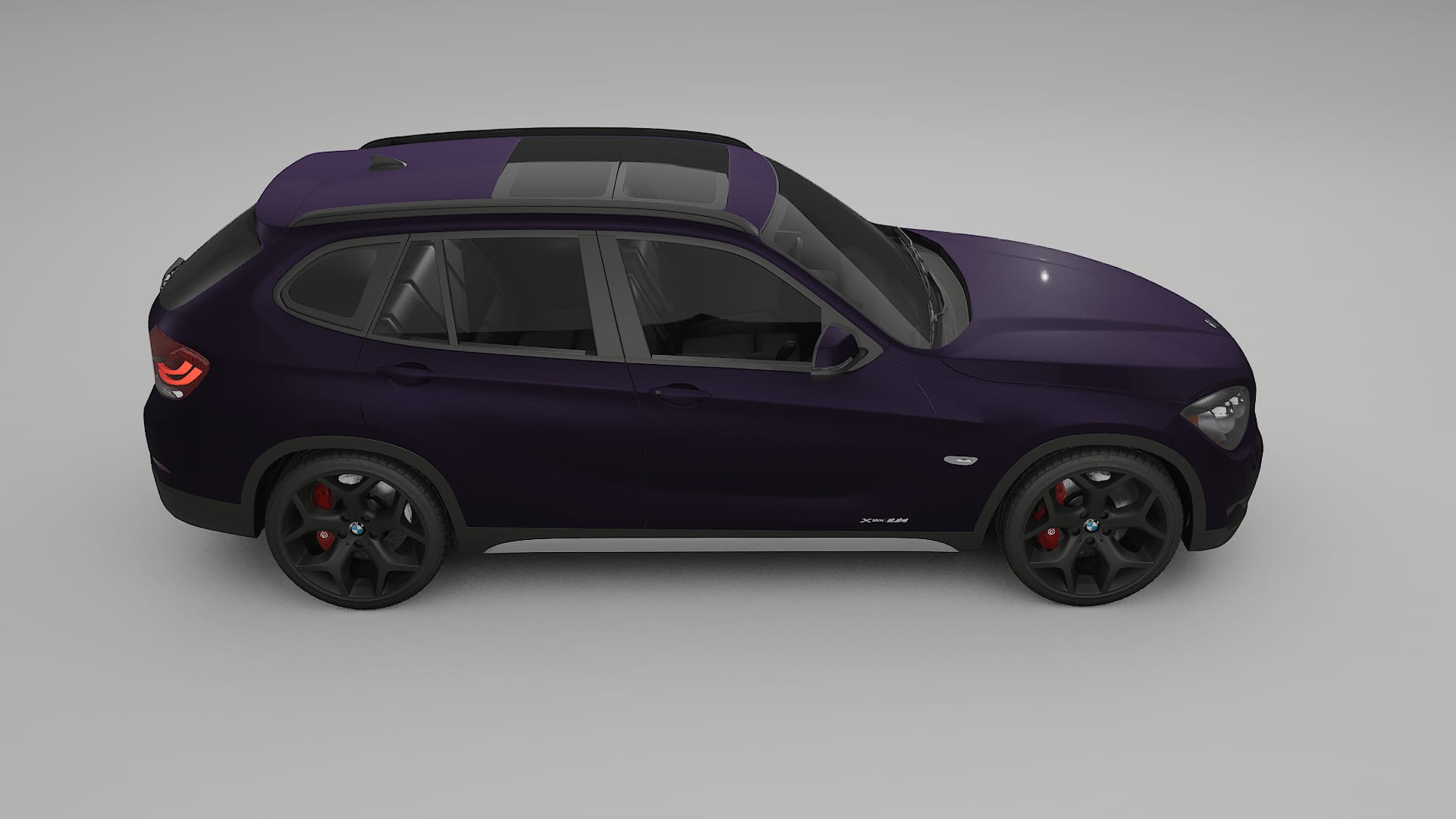 BMW X1 E84 TPU Lakbeschermingsfolie | VIOLET Kleurveranderende PPF – Volledig Voorgesneden Kit