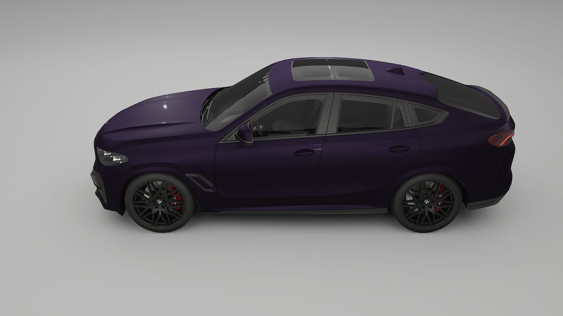 BMW X6 F96 Competition TPU Lakbeschermingsfolie | VIOLET Kleurveranderende PPF – Volledig Voorgesneden Kit