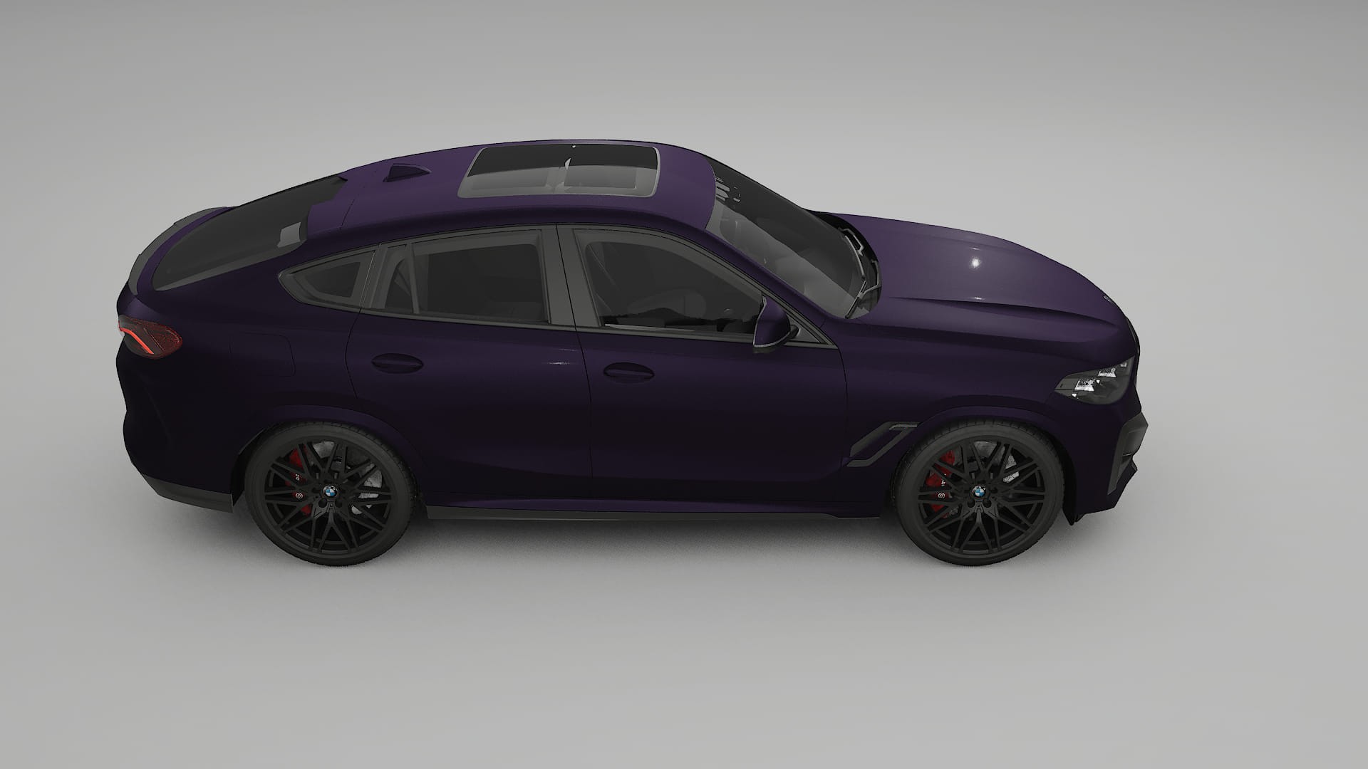 BMW X6 F96 Competition TPU Lakbeschermingsfolie | VIOLET Kleurveranderende PPF – Volledig Voorgesneden Kit