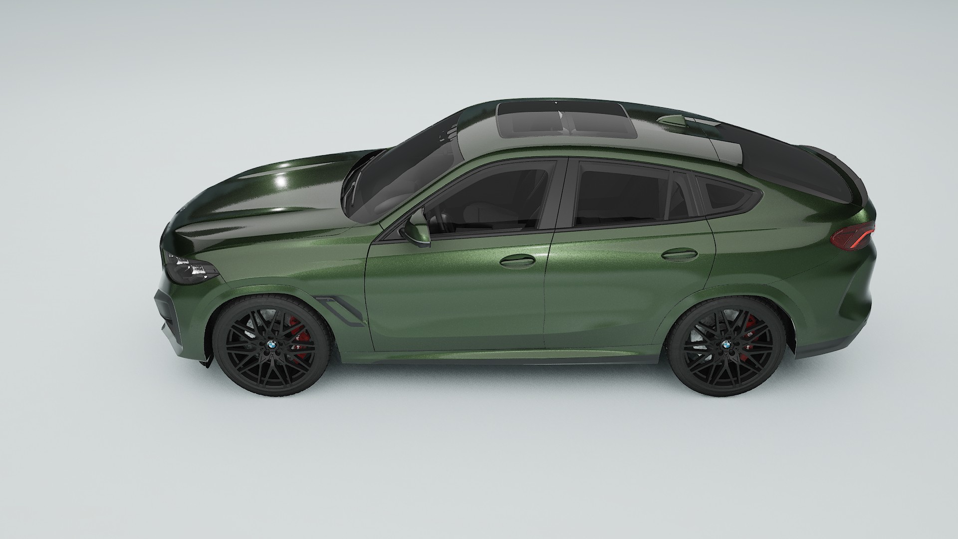 BMW X6 F96 Competition TPU Lakbeschermingsfolie | LAGOON Kleurveranderende PPF – Volledig Voorgesneden Kit