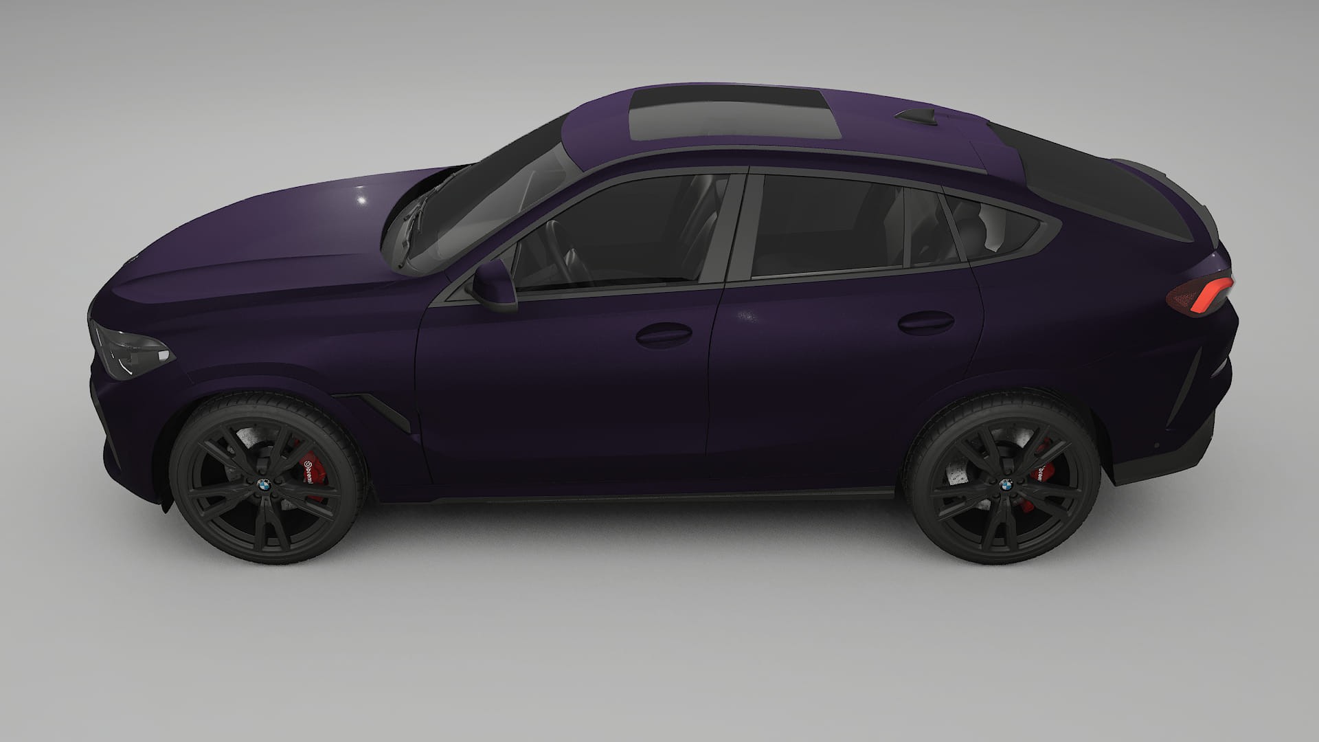 BMW X6 G06 F96 TPU Lakbeschermingsfolie | VIOLET Kleurveranderende PPF – Volledig Voorgesneden Kit