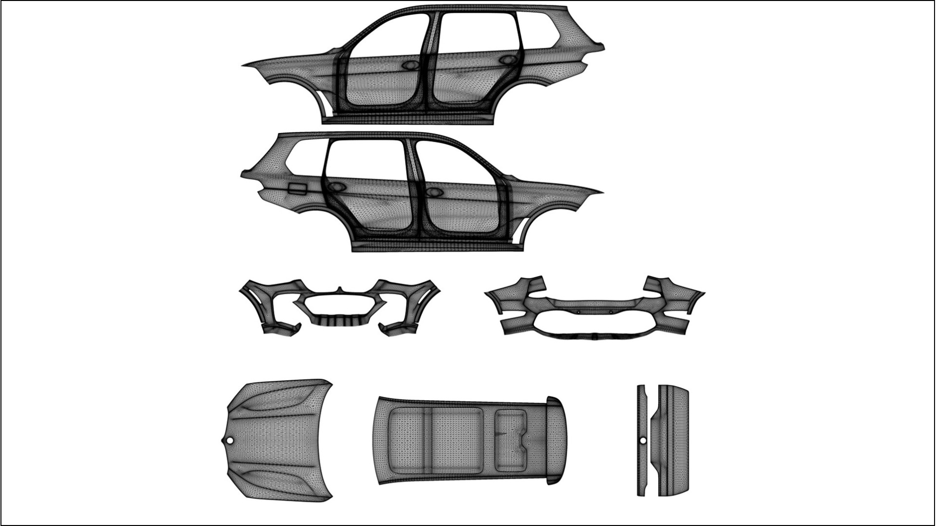 BMW X7 M G07 TPU Lakbeschermingsfolie | CINDER Kleurveranderende PPF – Volledig Voorgesneden Kit 2