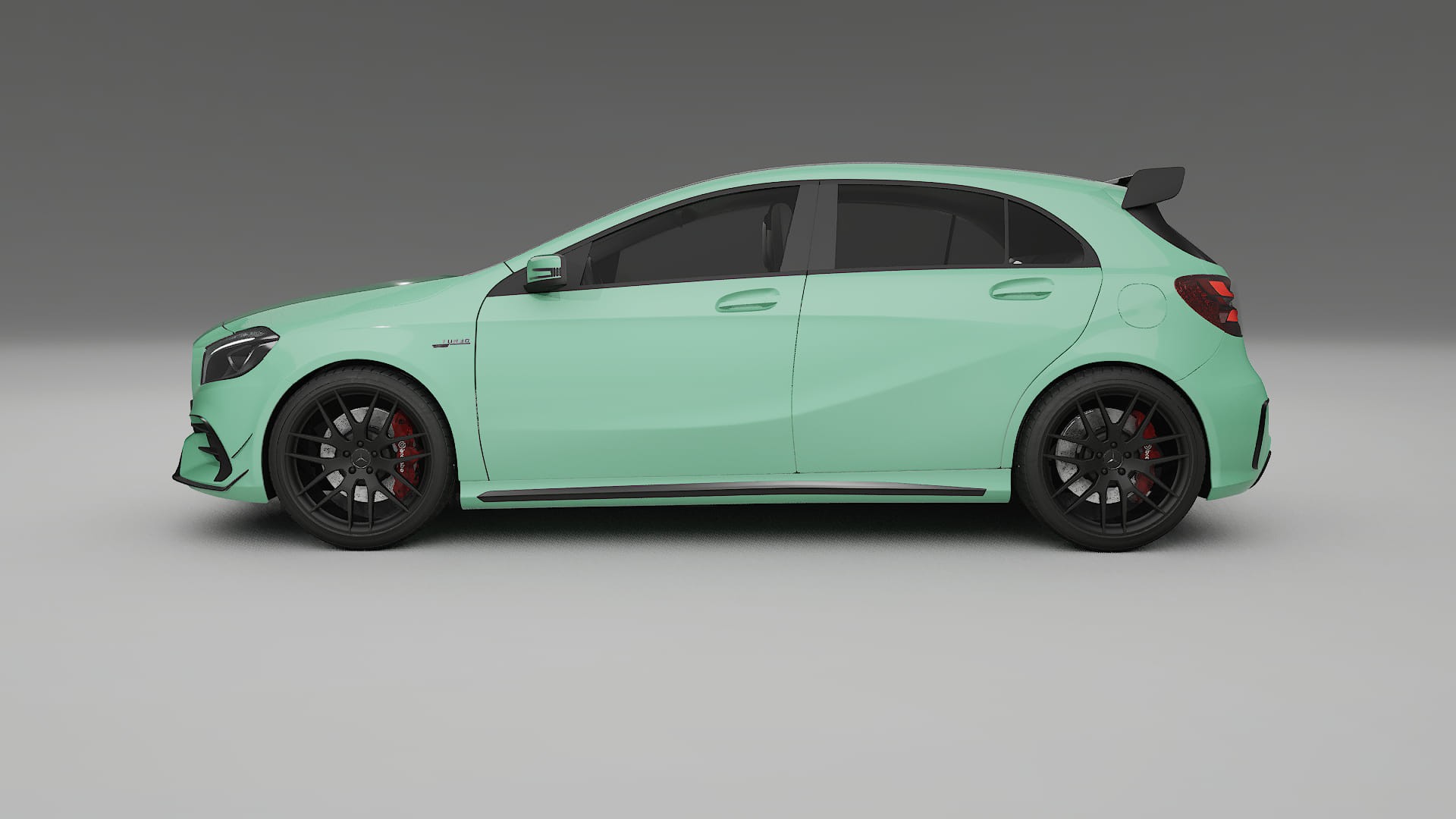 Mercedes A45 AMG W176 TPU Lakbeschermingsfolie | DUSTY Kleurveranderende PPF – Volledig Voorgesneden Kit