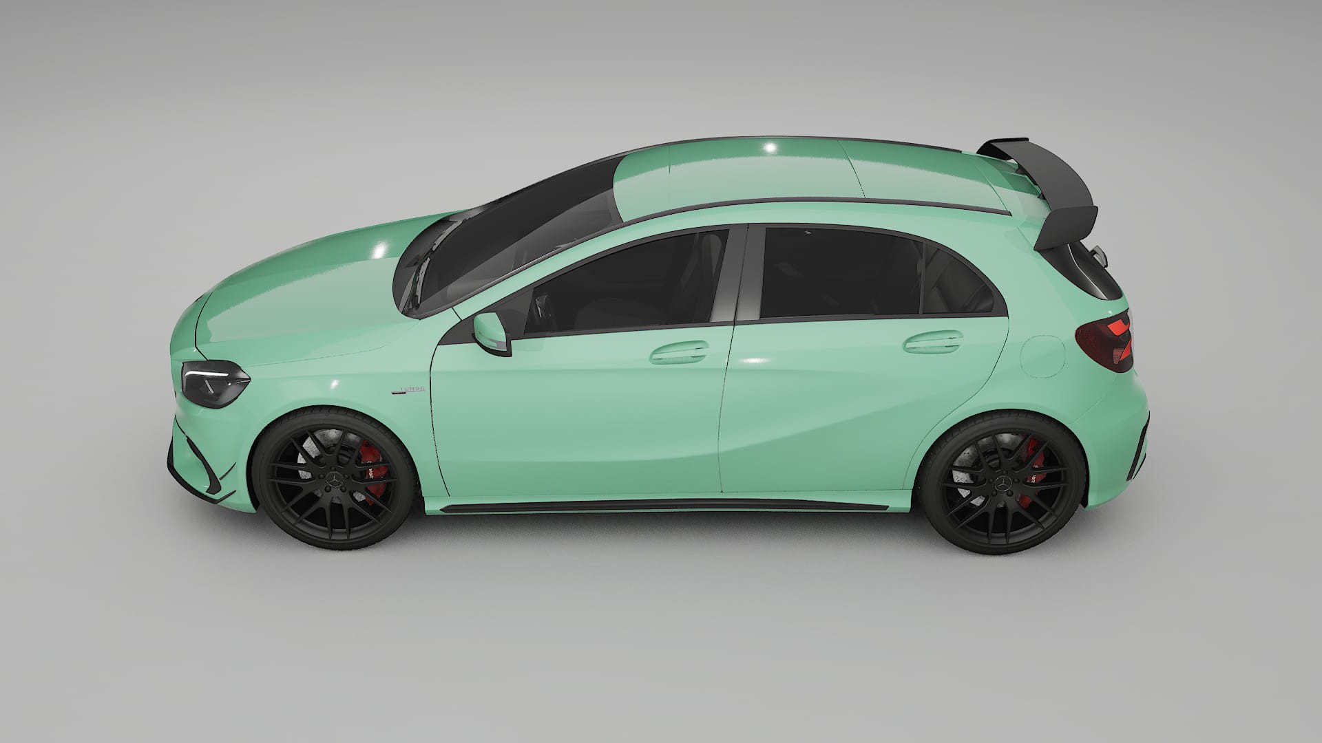 Mercedes A45 AMG W176 TPU Lakbeschermingsfolie | DUSTY Kleurveranderende PPF – Volledig Voorgesneden Kit