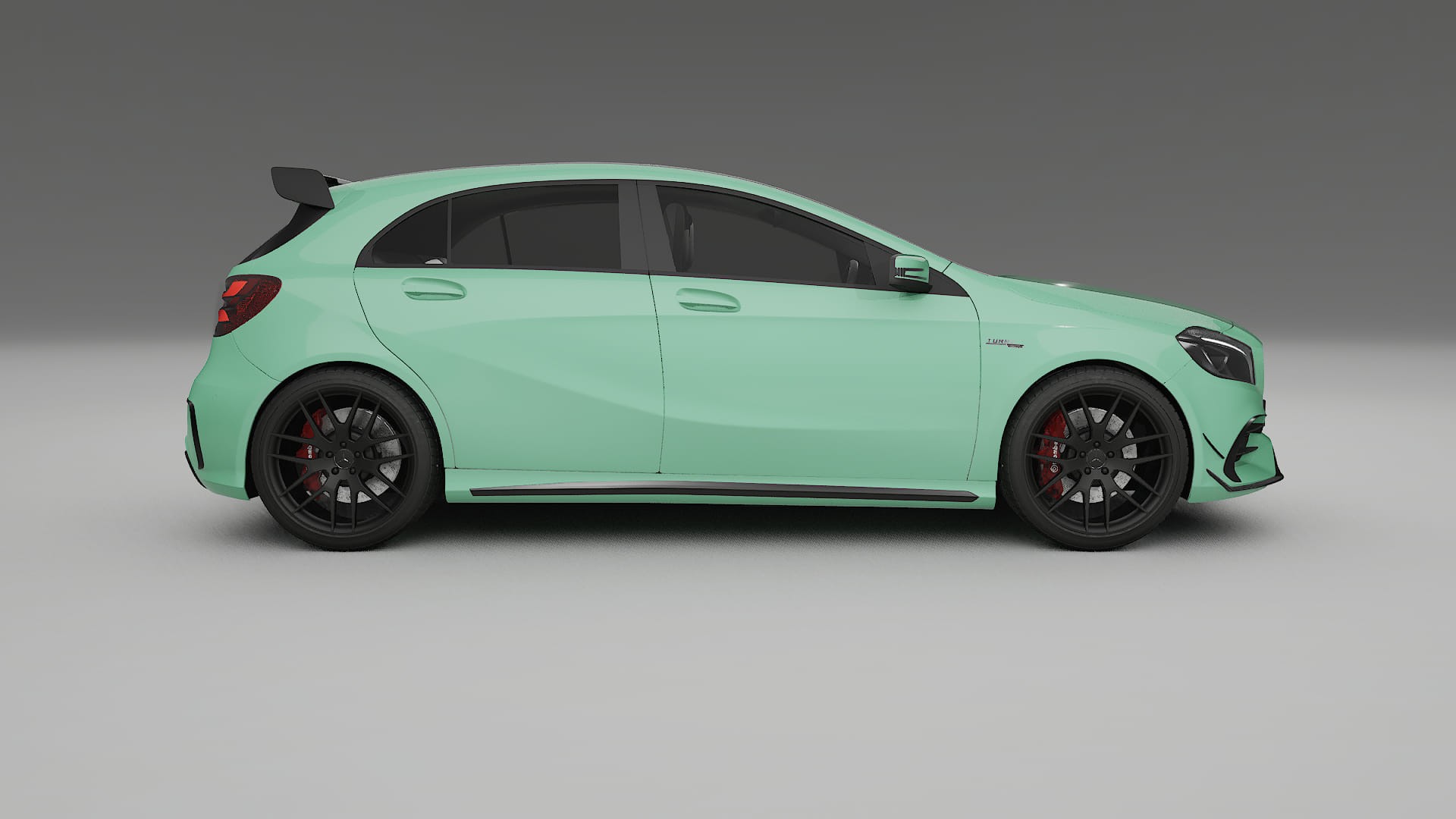 Mercedes A45 AMG W176 TPU Lakbeschermingsfolie | DUSTY Kleurveranderende PPF – Volledig Voorgesneden Kit