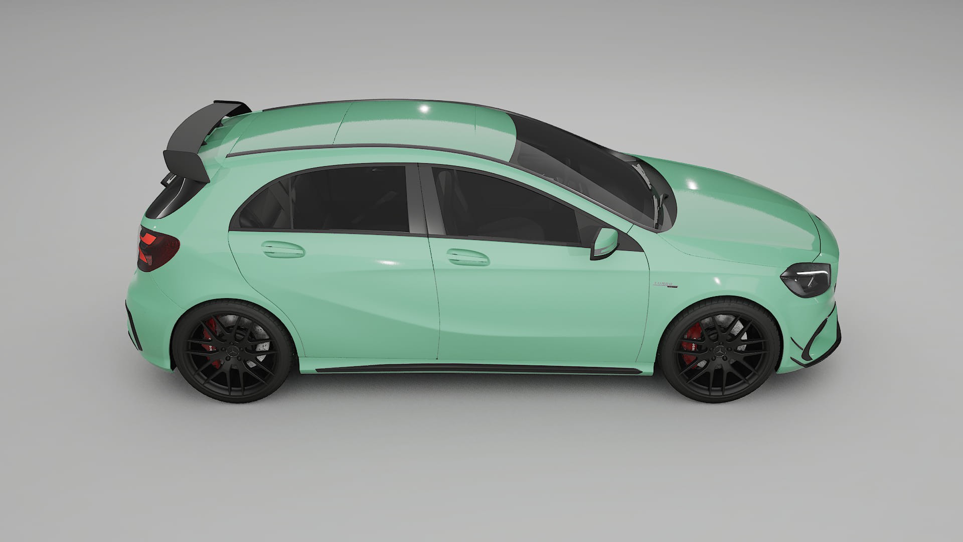 Mercedes A45 AMG W176 TPU Lakbeschermingsfolie | DUSTY Kleurveranderende PPF – Volledig Voorgesneden Kit