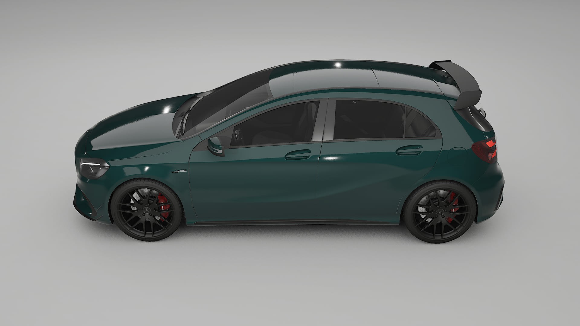 Mercedes A45 AMG W176 TPU Lakbeschermingsfolie | INFERNO Kleurveranderende PPF – Volledig Voorgesneden Kit