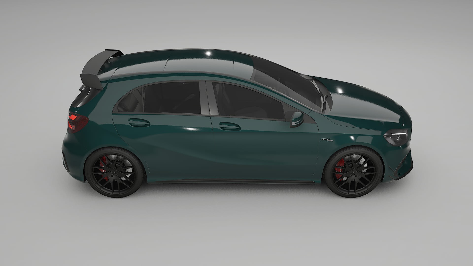 Mercedes A45 AMG W176 TPU Lakbeschermingsfolie | INFERNO Kleurveranderende PPF – Volledig Voorgesneden Kit