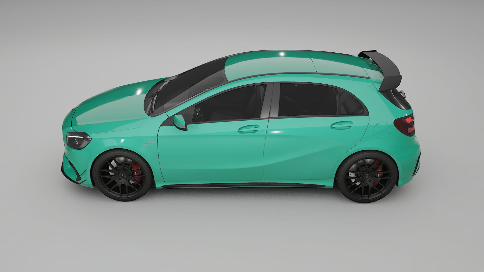 Mercedes A45 AMG W176 TPU Lakbeschermingsfolie | JEWEL Kleurveranderende PPF – Volledig Voorgesneden Kit