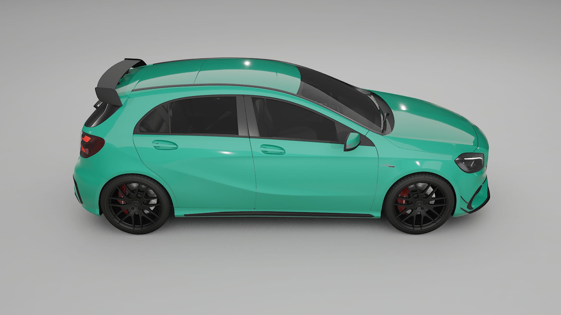 Mercedes A45 AMG W176 TPU Lakbeschermingsfolie | JEWEL Kleurveranderende PPF – Volledig Voorgesneden Kit