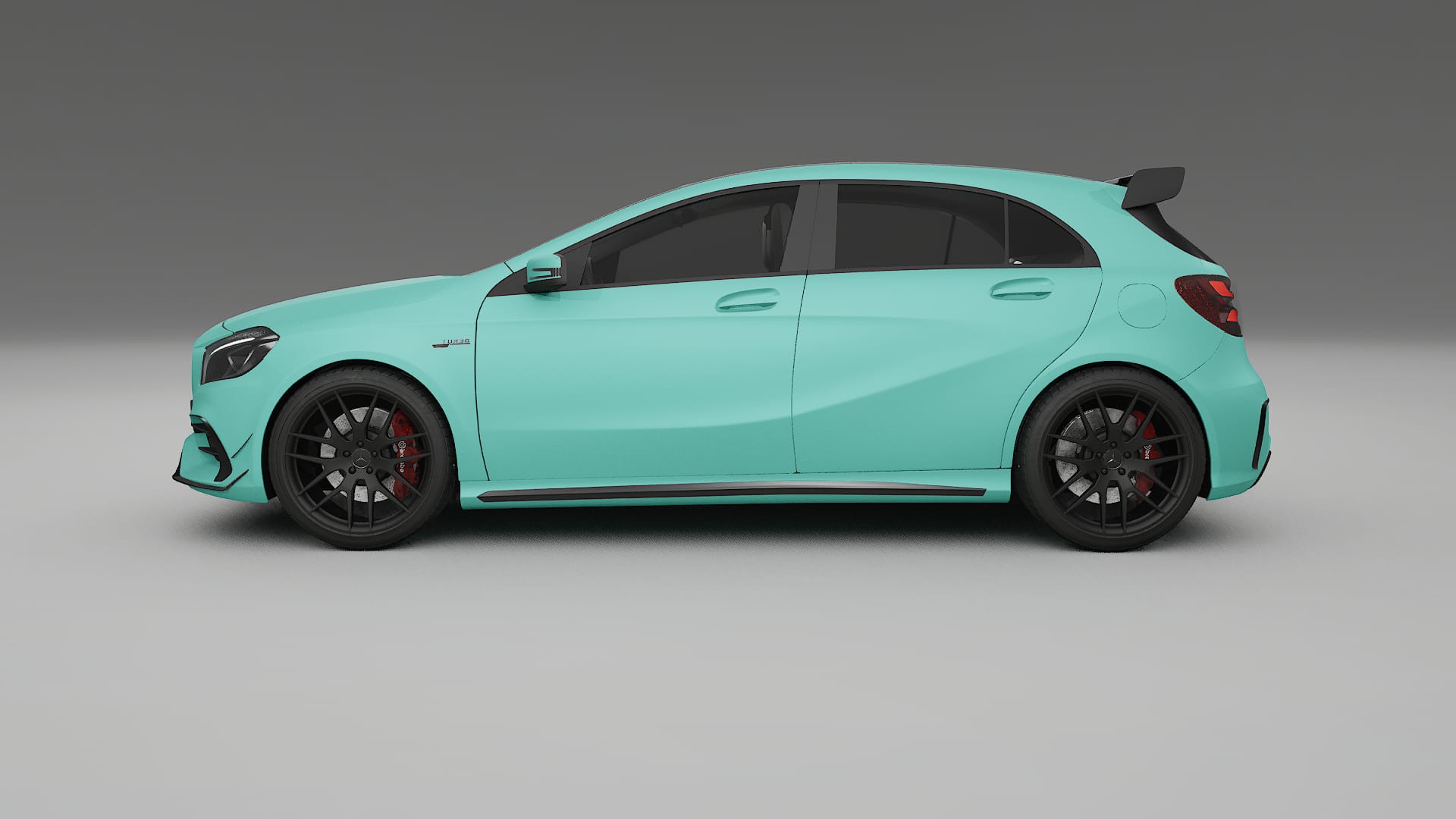 Mercedes A45 AMG W176 TPU Lakbeschermingsfolie | FROST Kleurveranderende PPF – Volledig Voorgesneden Kit