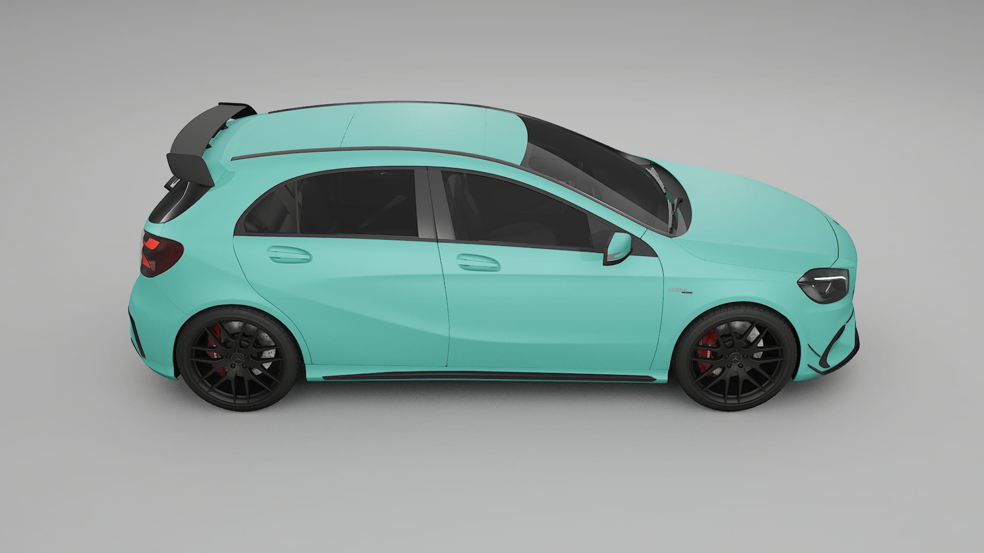 Mercedes A45 AMG W176 TPU Lakbeschermingsfolie | FROST Kleurveranderende PPF – Volledig Voorgesneden Kit