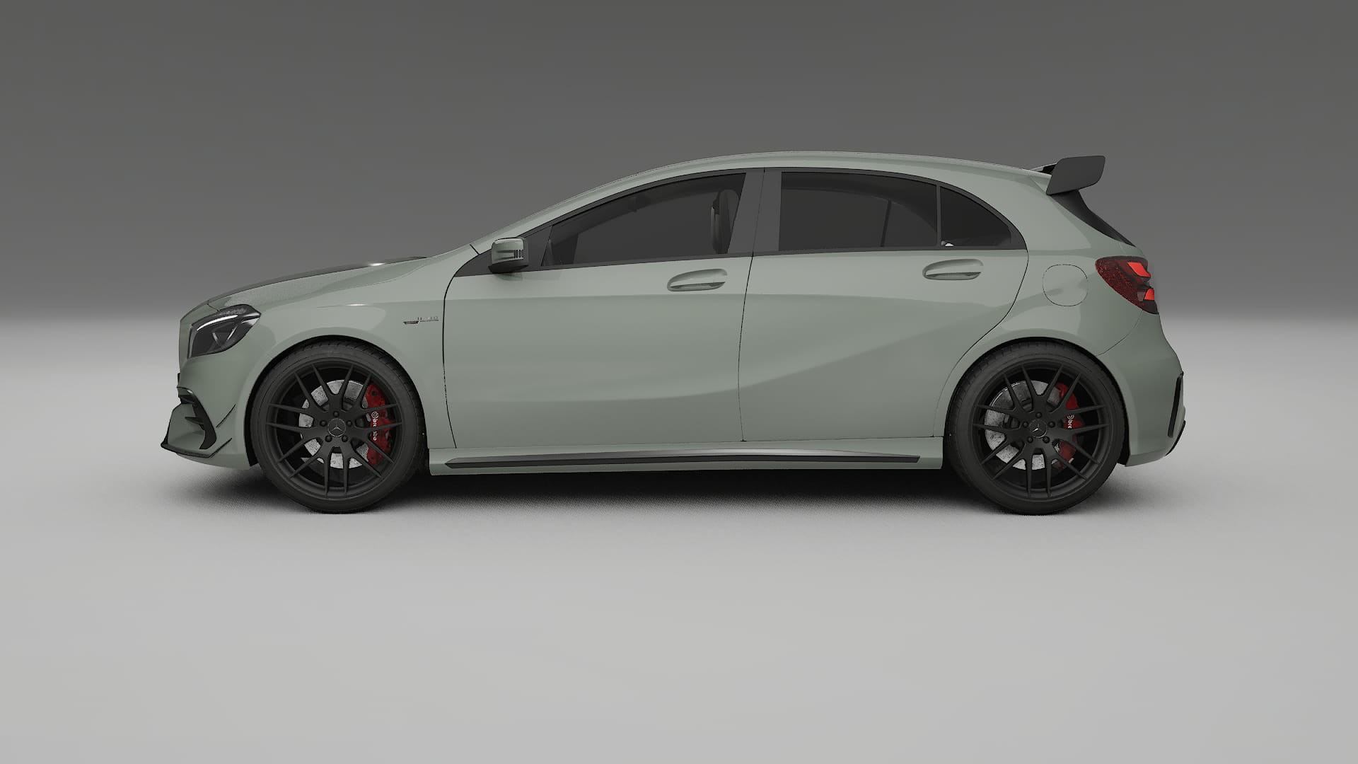 Mercedes A45 AMG W176 TPU Lakbeschermingsfolie | SLATE Kleurveranderende PPF – Volledig Voorgesneden Kit