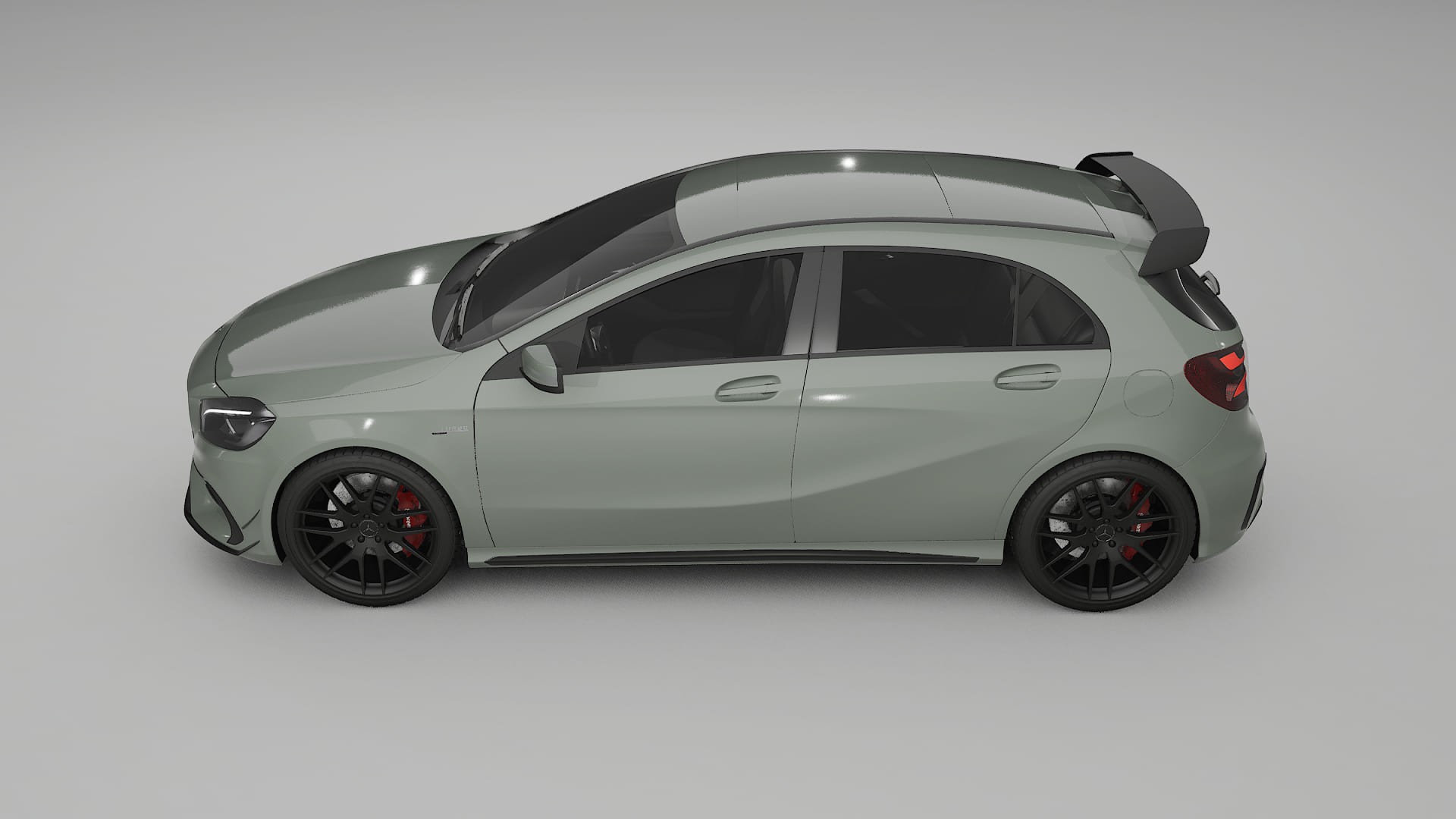 Mercedes A45 AMG W176 TPU Lakbeschermingsfolie | SLATE Kleurveranderende PPF – Volledig Voorgesneden Kit