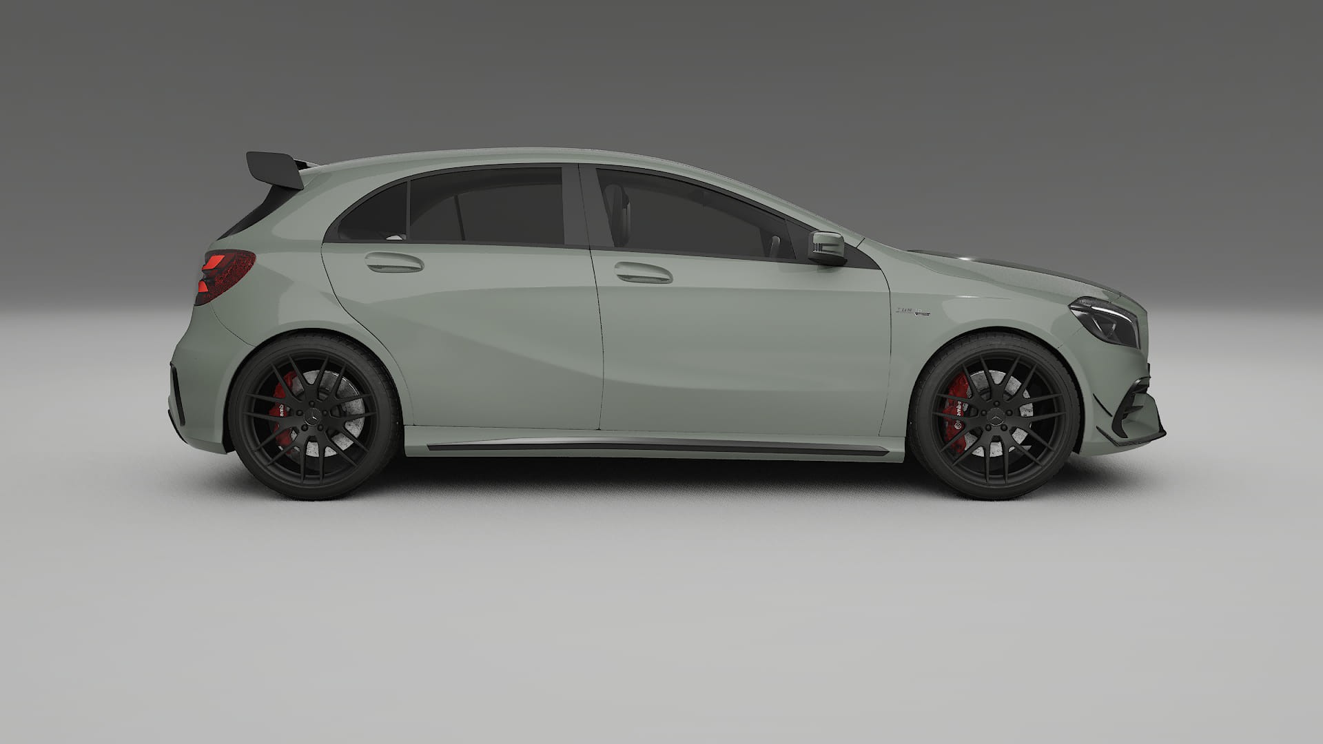 Mercedes A45 AMG W176 TPU Lakbeschermingsfolie | SLATE Kleurveranderende PPF – Volledig Voorgesneden Kit