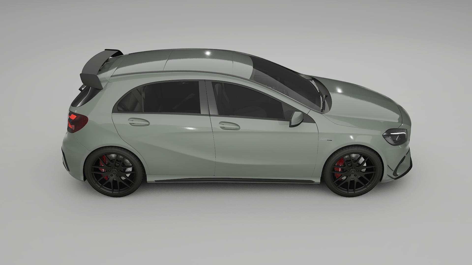 Mercedes A45 AMG W176 TPU Lakbeschermingsfolie | SLATE Kleurveranderende PPF – Volledig Voorgesneden Kit