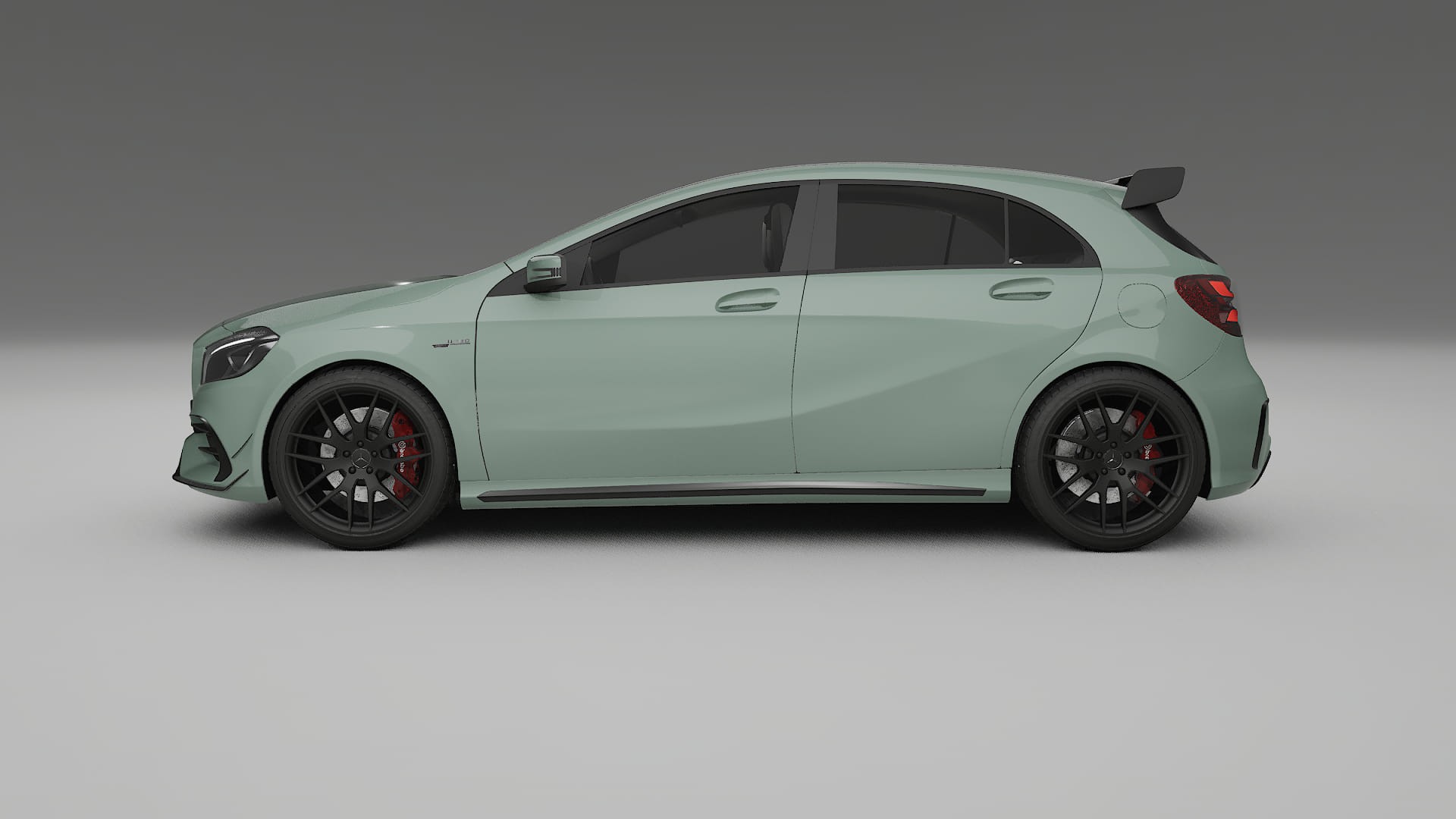 Mercedes A45 AMG W176 TPU Lakbeschermingsfolie | CINDER Kleurveranderende PPF – Volledig Voorgesneden Kit