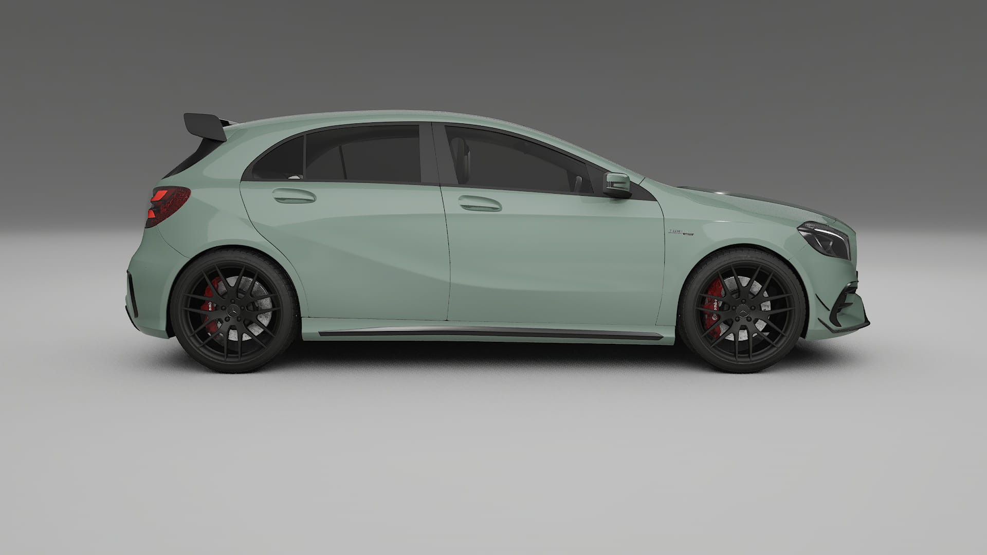 Mercedes A45 AMG W176 TPU Lakbeschermingsfolie | CINDER Kleurveranderende PPF – Volledig Voorgesneden Kit