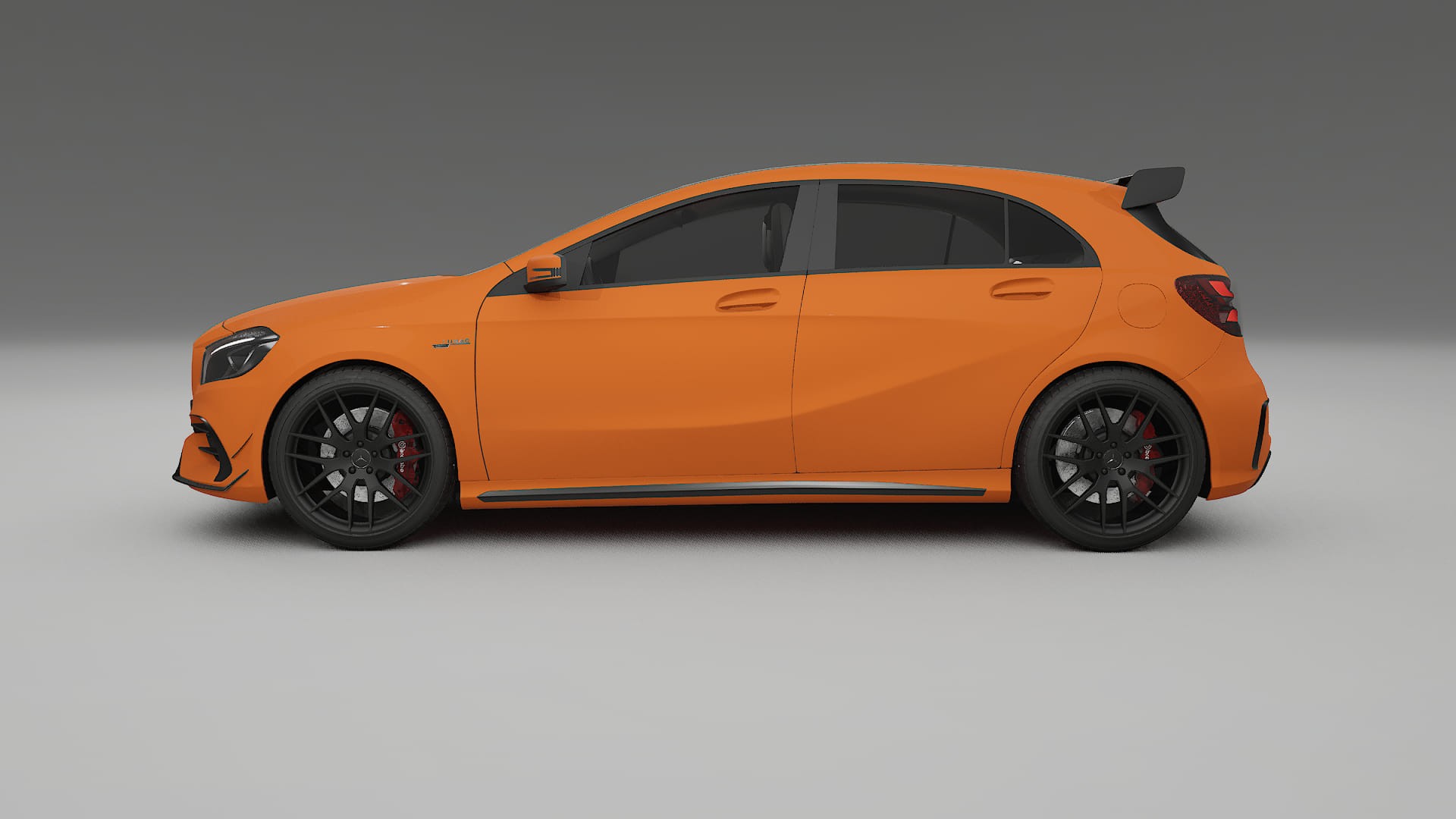 Mercedes A45 AMG W176 TPU Lakbeschermingsfolie | ROCKET Kleurveranderende PPF – Volledig Voorgesneden Kit